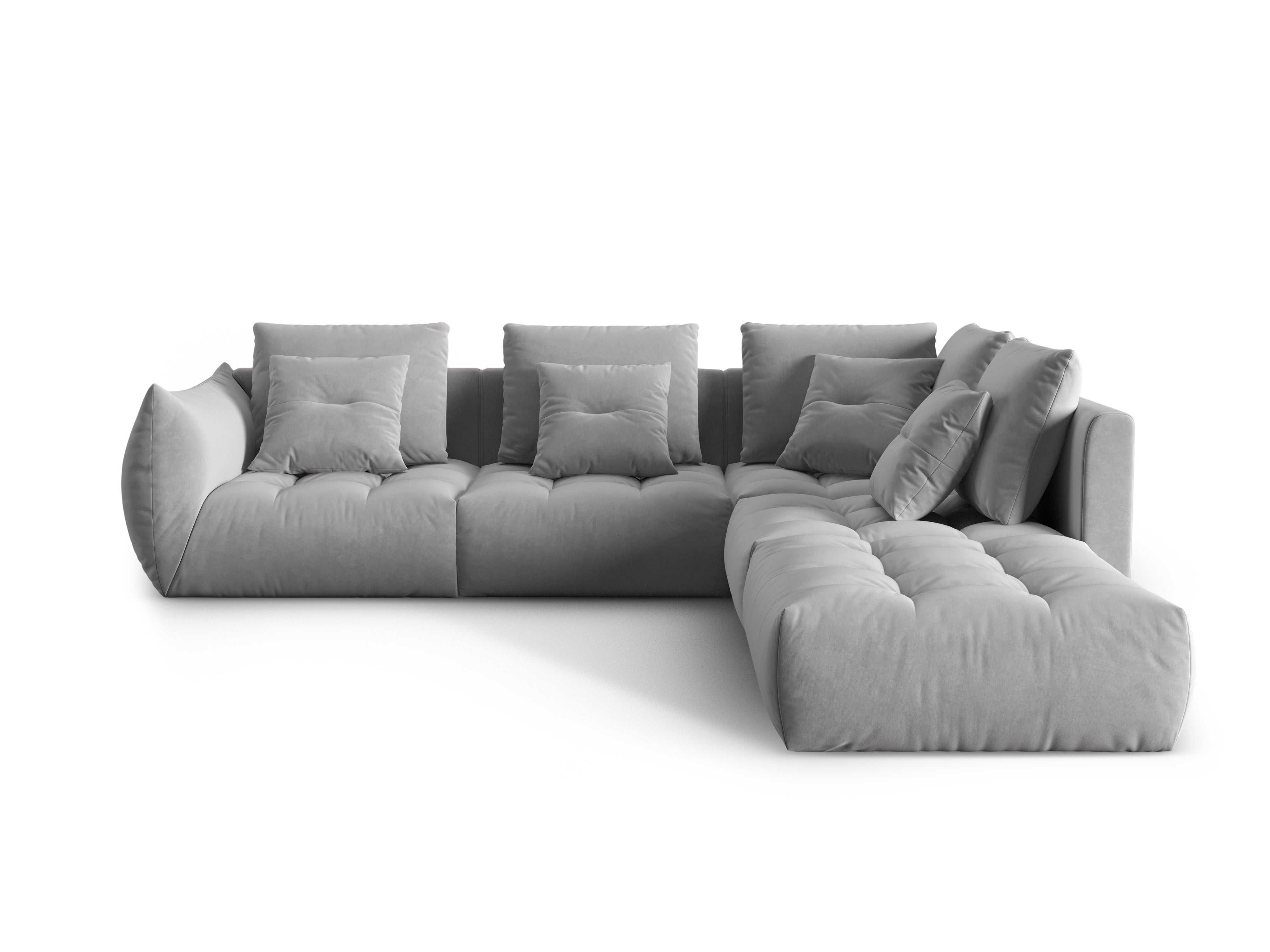 Bloom Ecksofa, 316x310 cm, Material: Samt