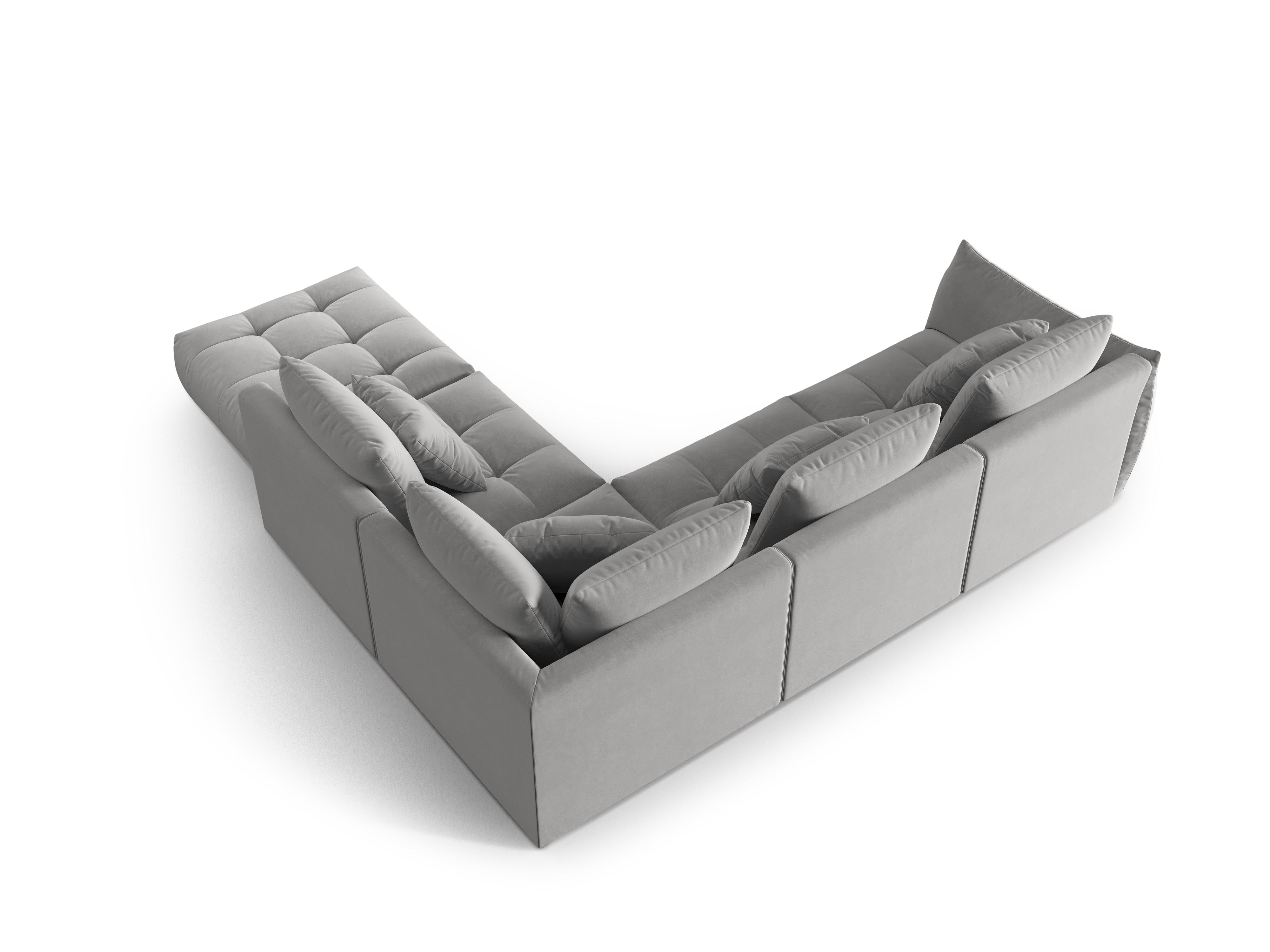 Bloom Ecksofa, 316x310 cm, Material: Samt