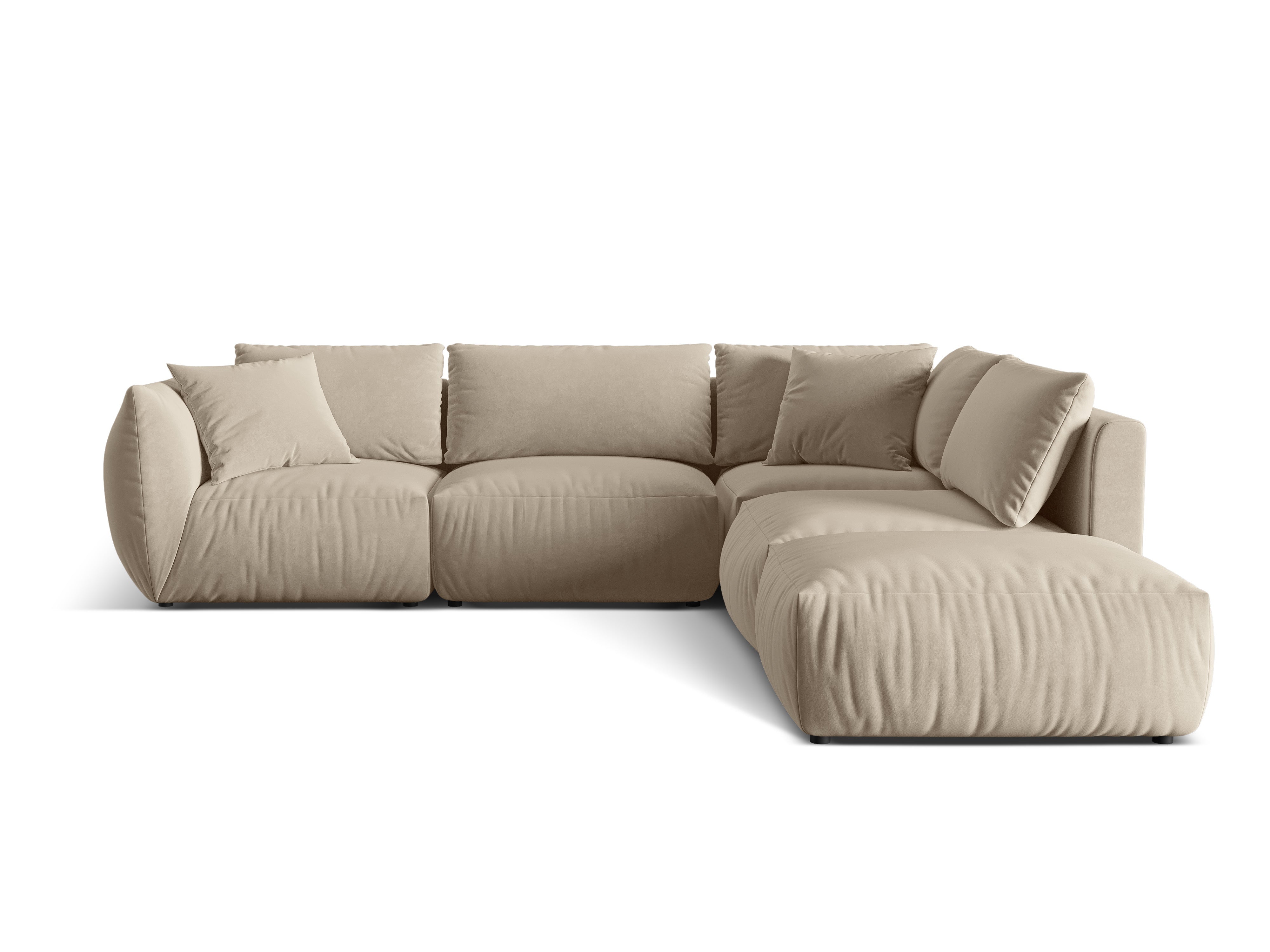 Ecksofa Chris 295x290cm, Material: Samt