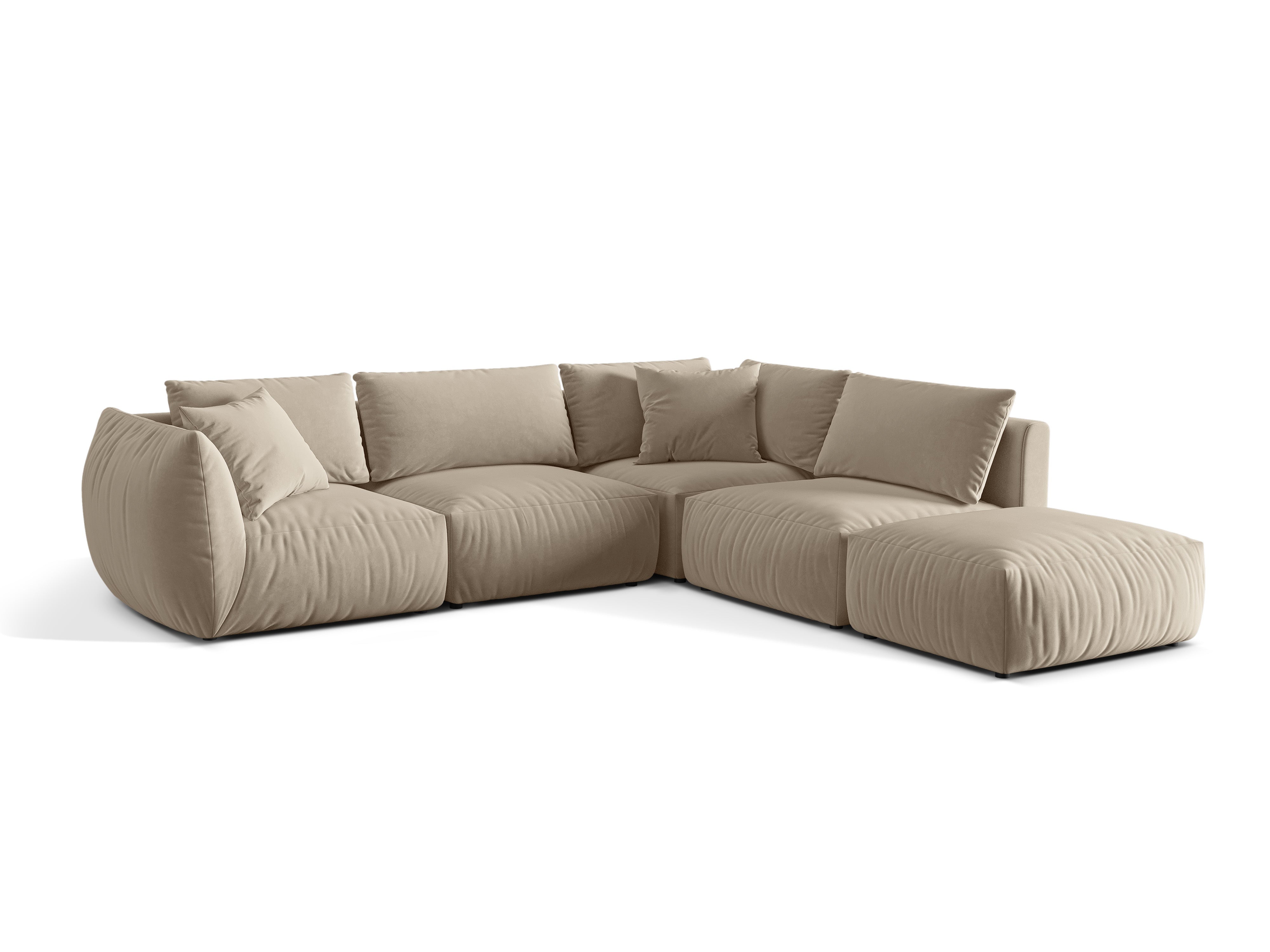 Ecksofa Chris 295x290cm, Material: Samt