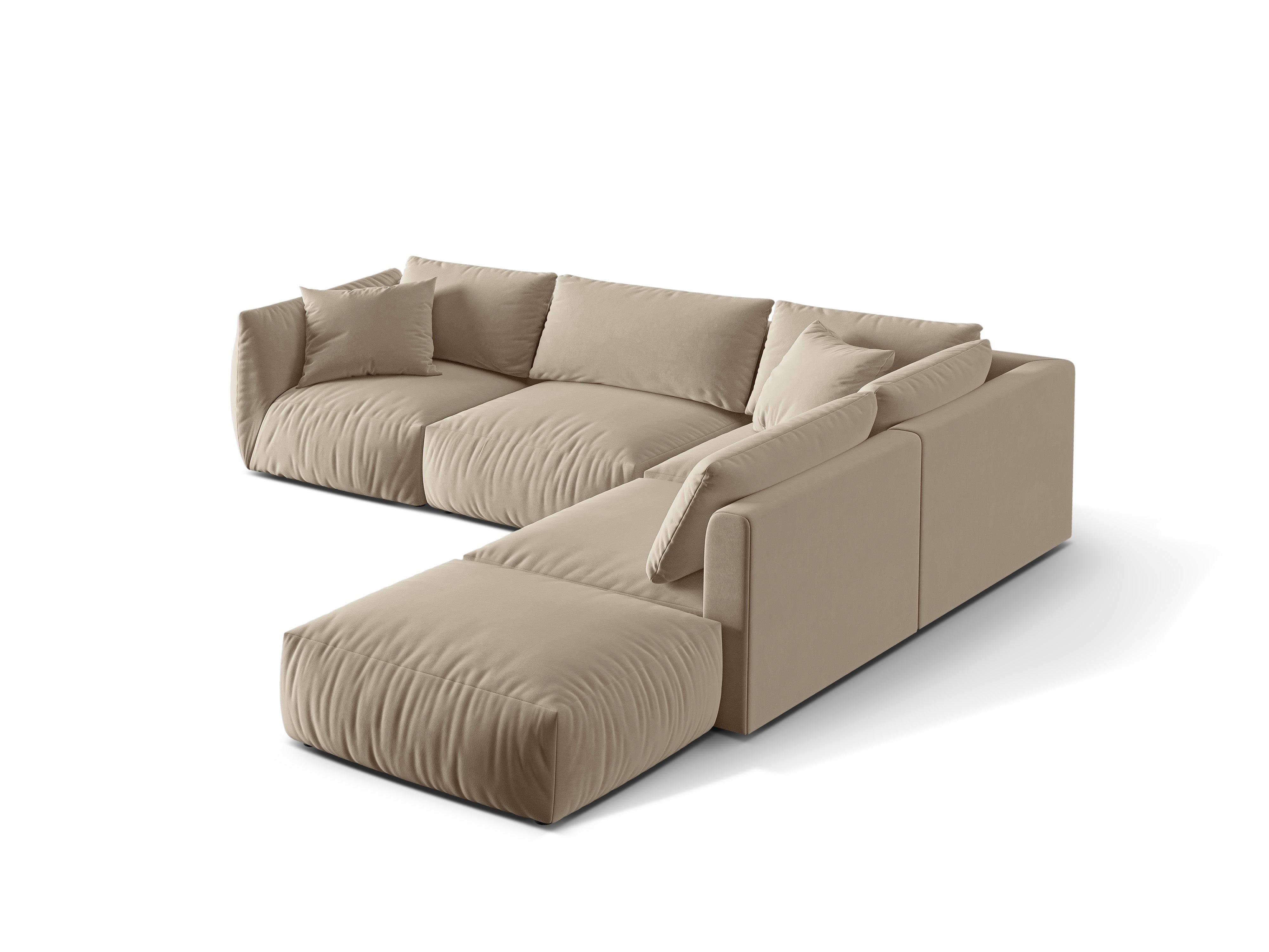 Ecksofa Chris 295x290cm, Material: Samt