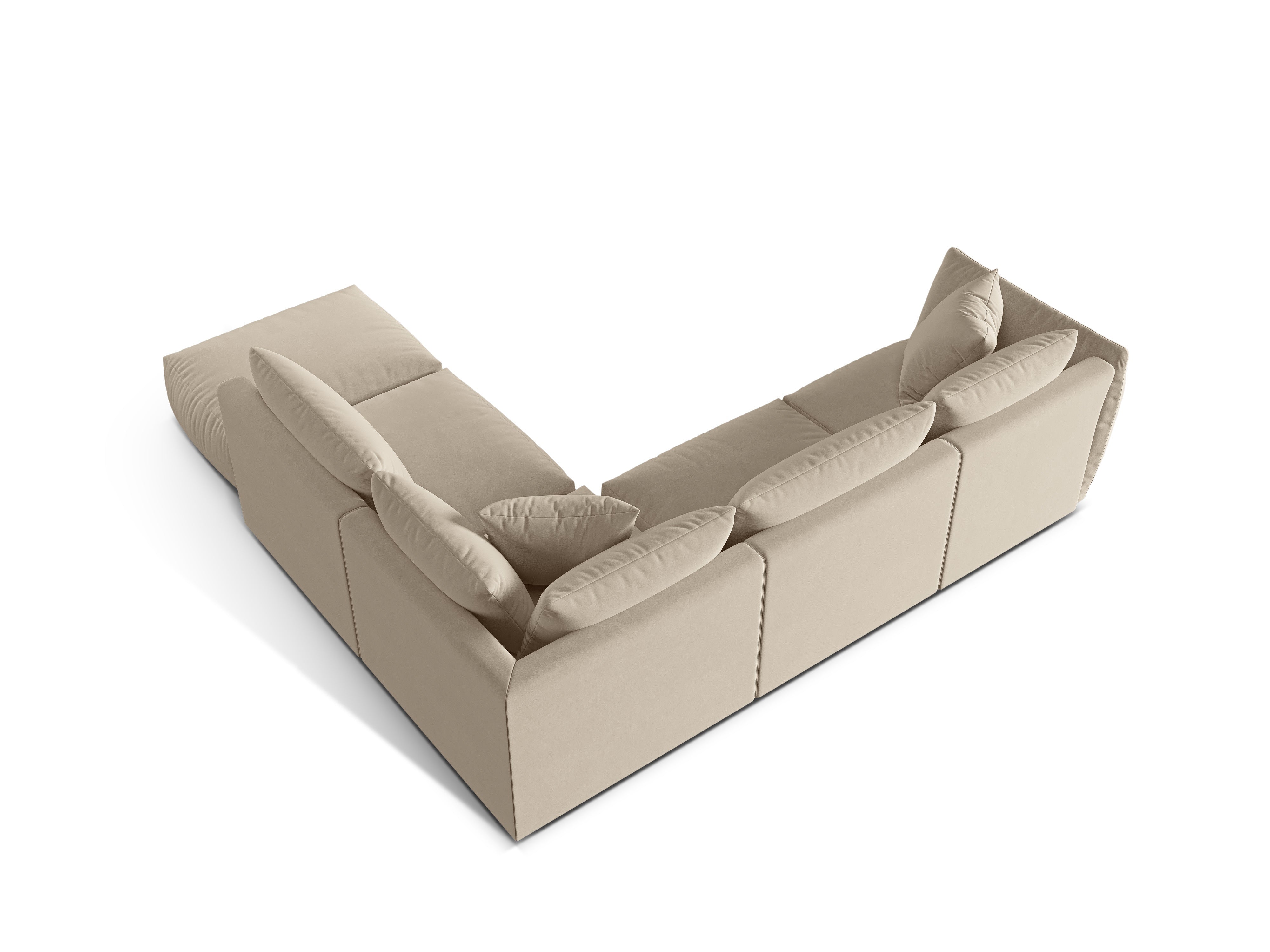 Ecksofa Chris 295x290cm, Material: Samt
