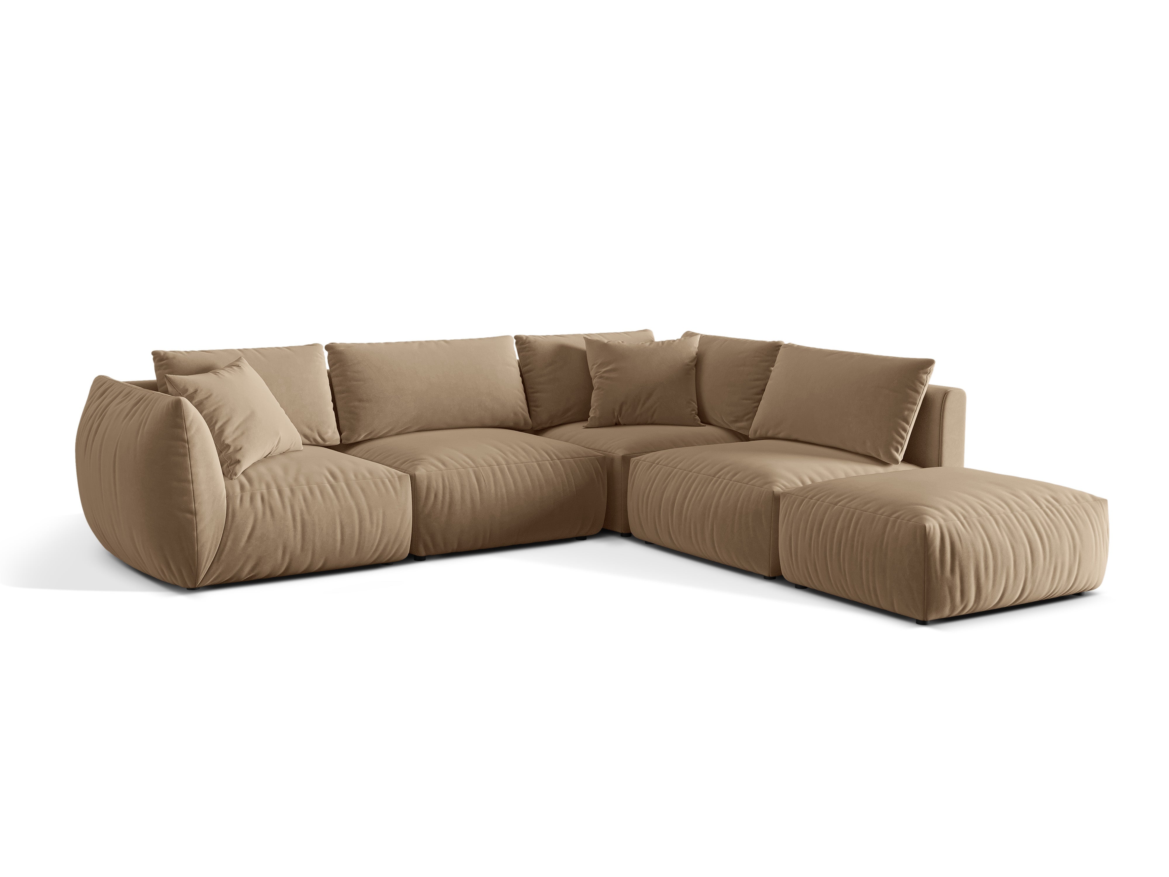 Ecksofa Chris 295x290cm, Material: Samt