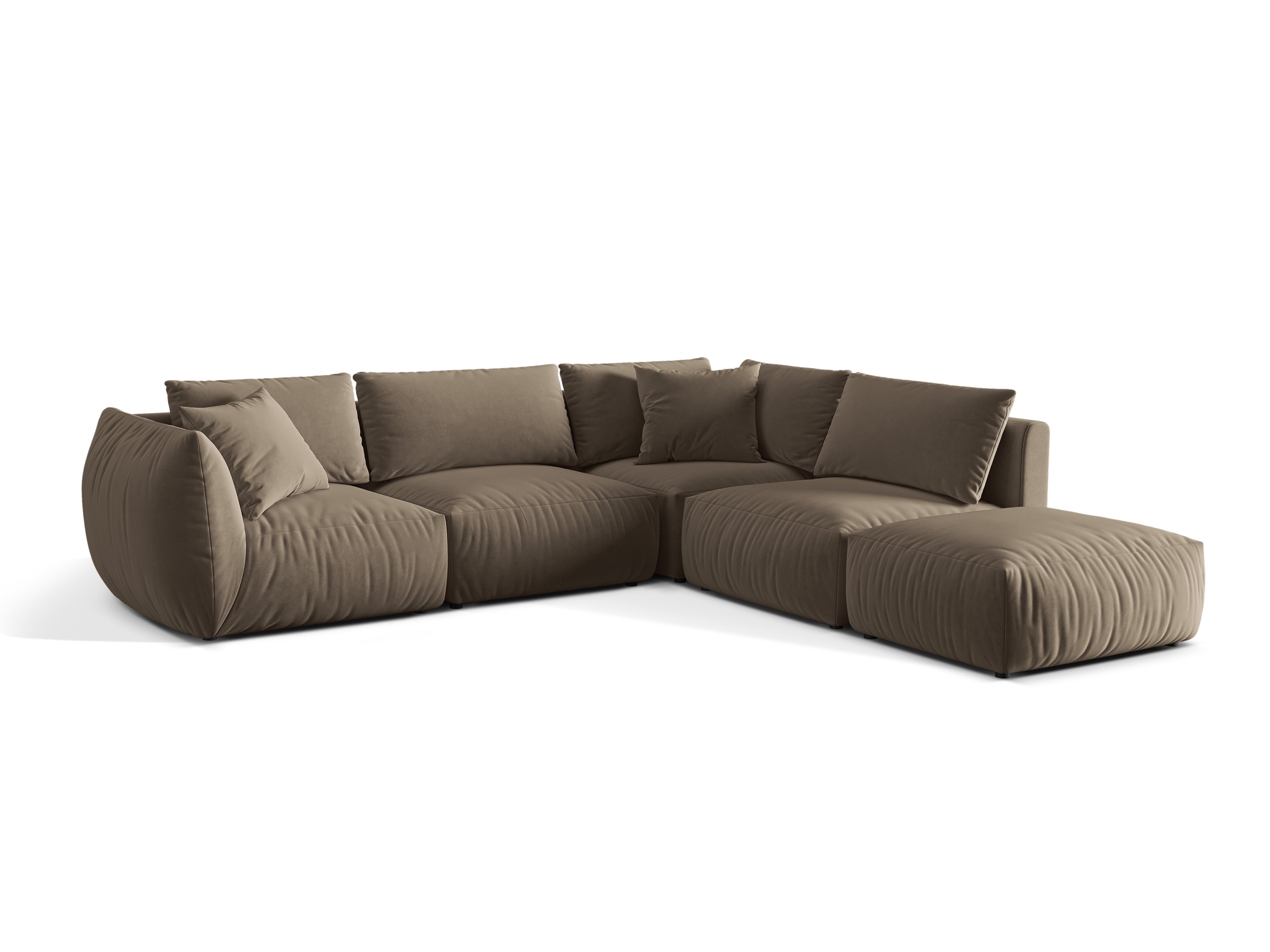Ecksofa Chris 295x290cm, Material: Samt