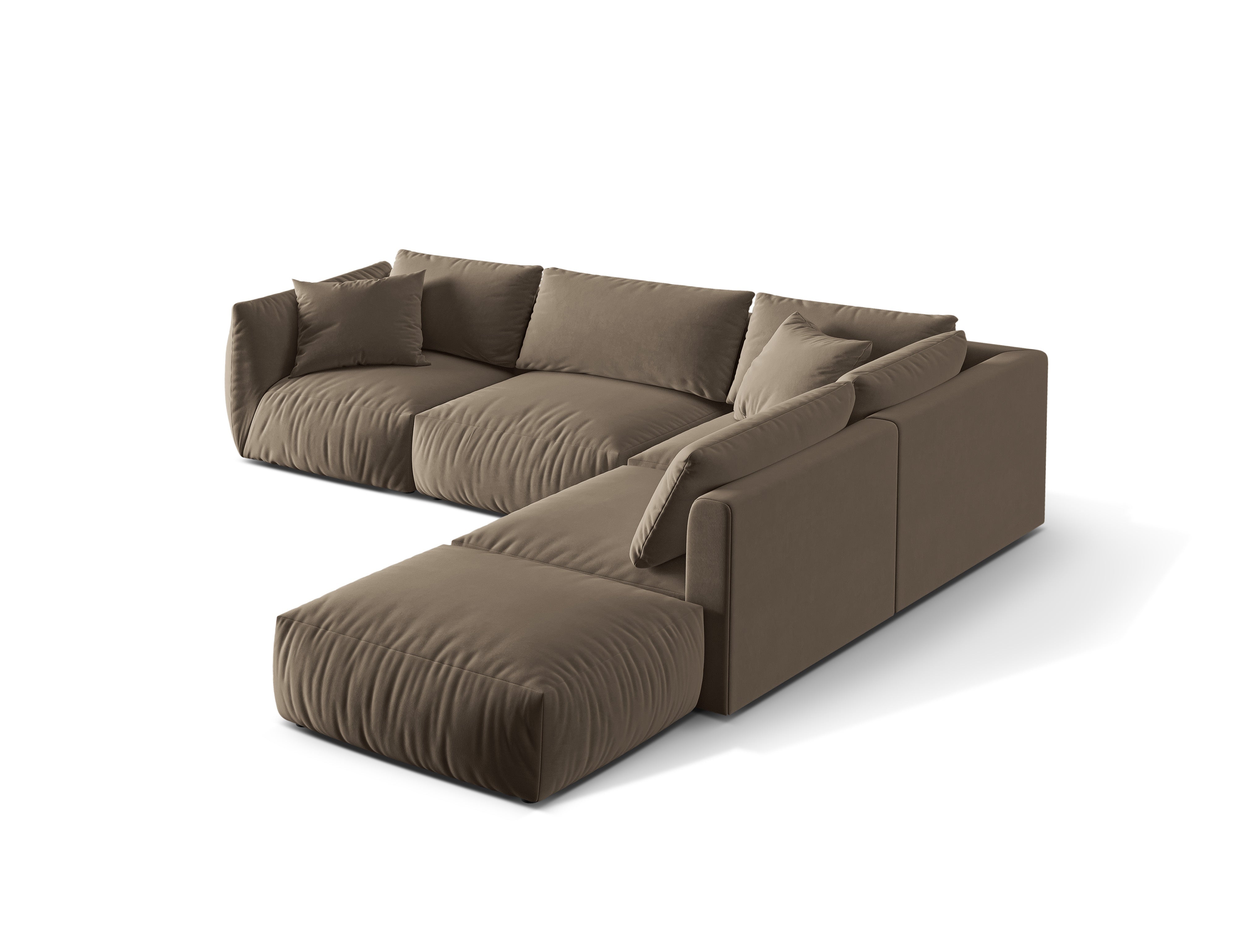 Ecksofa Chris 295x290cm, Material: Samt