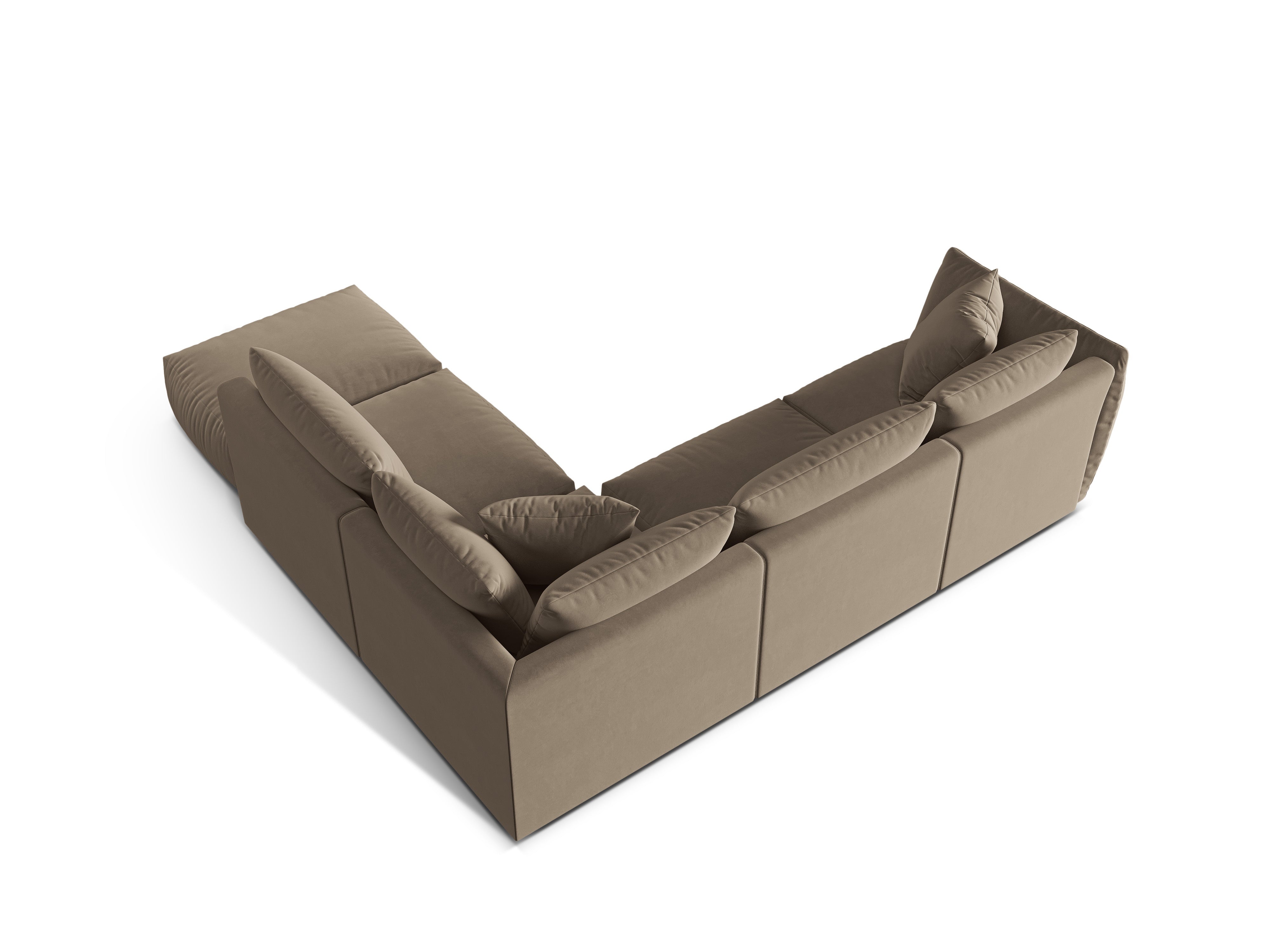 Ecksofa Chris 295x290cm, Material: Samt