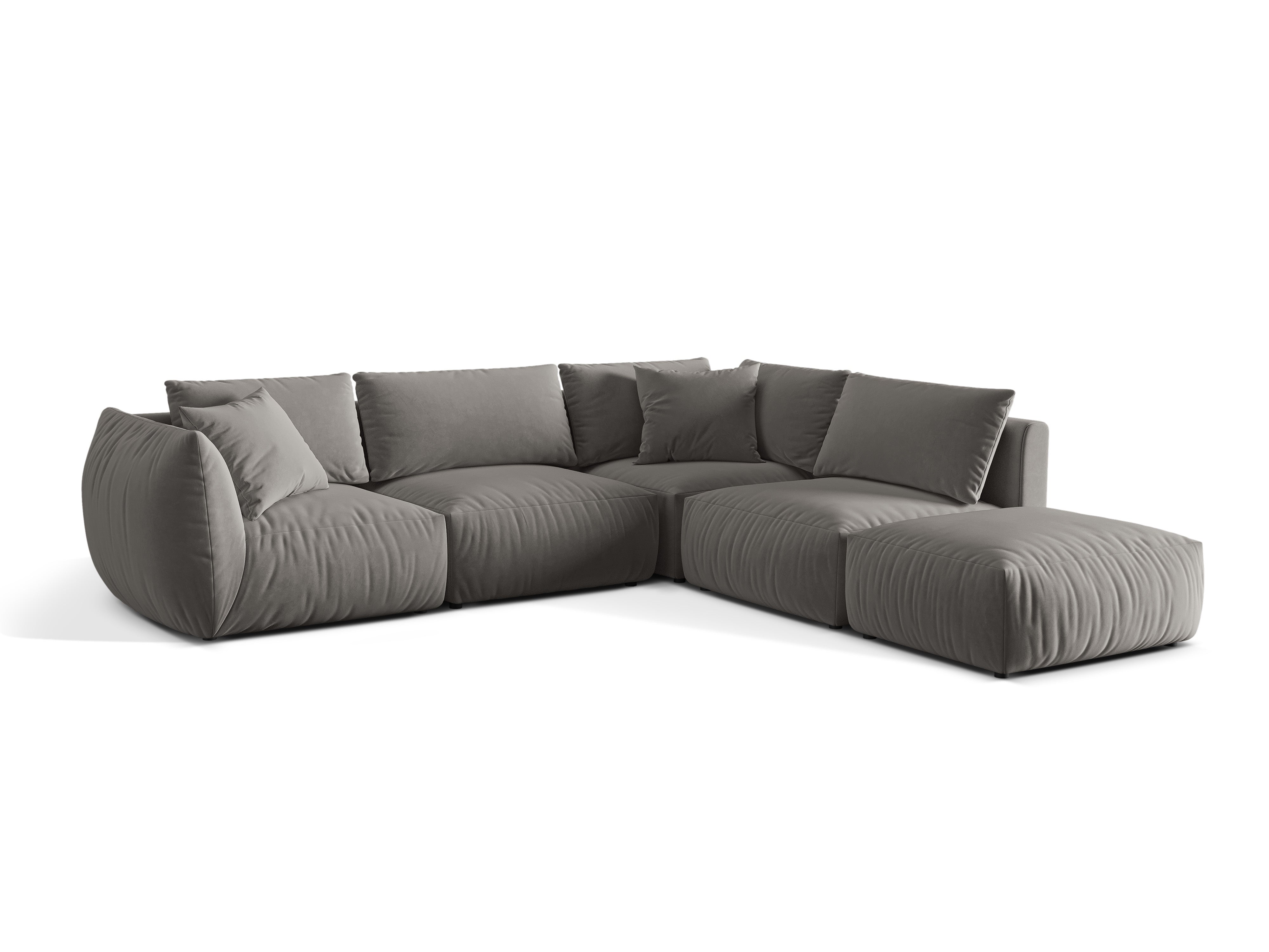 Ecksofa Chris 295x290cm, Material: Samt