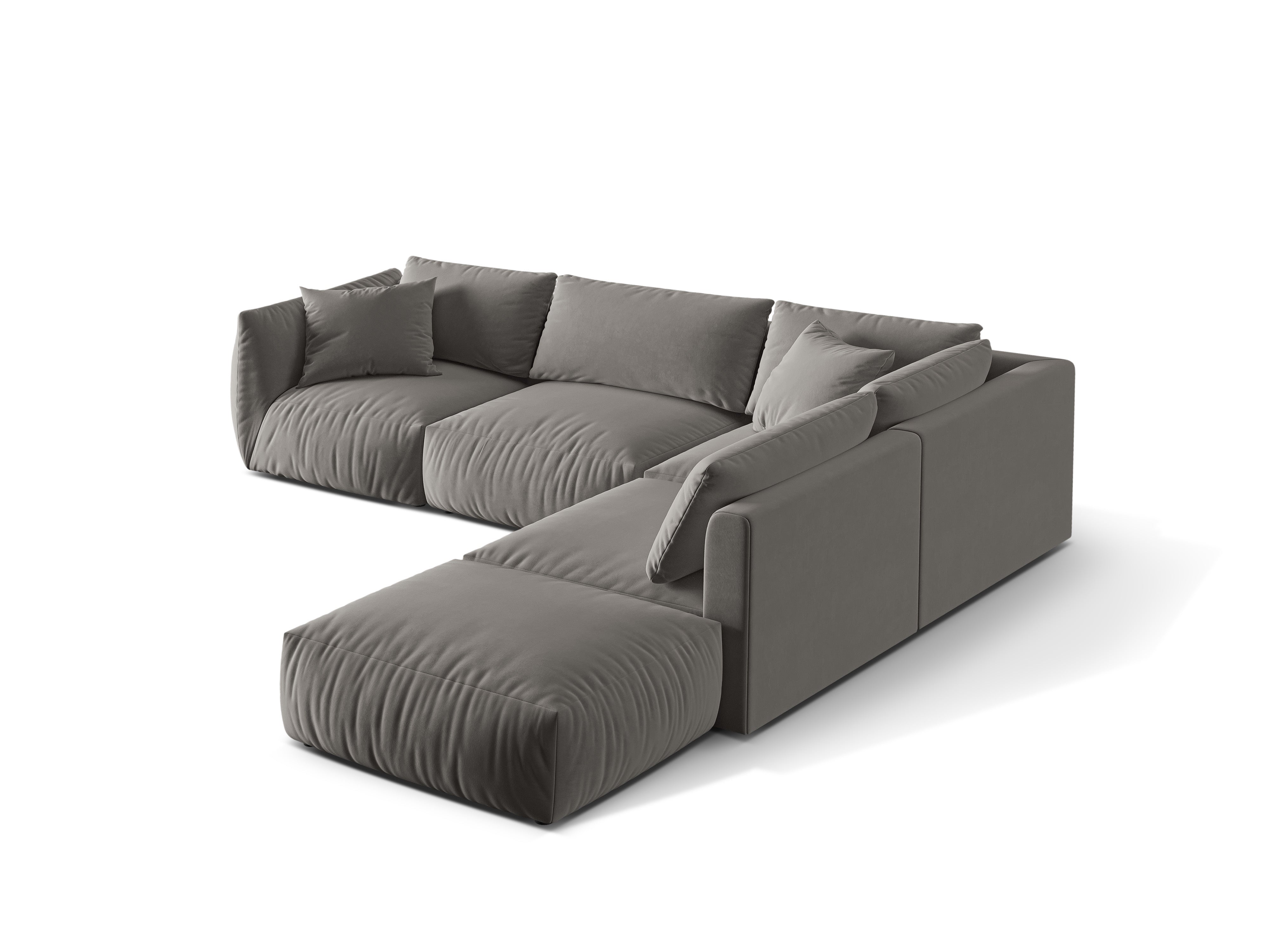 Ecksofa Chris 295x290cm, Material: Samt