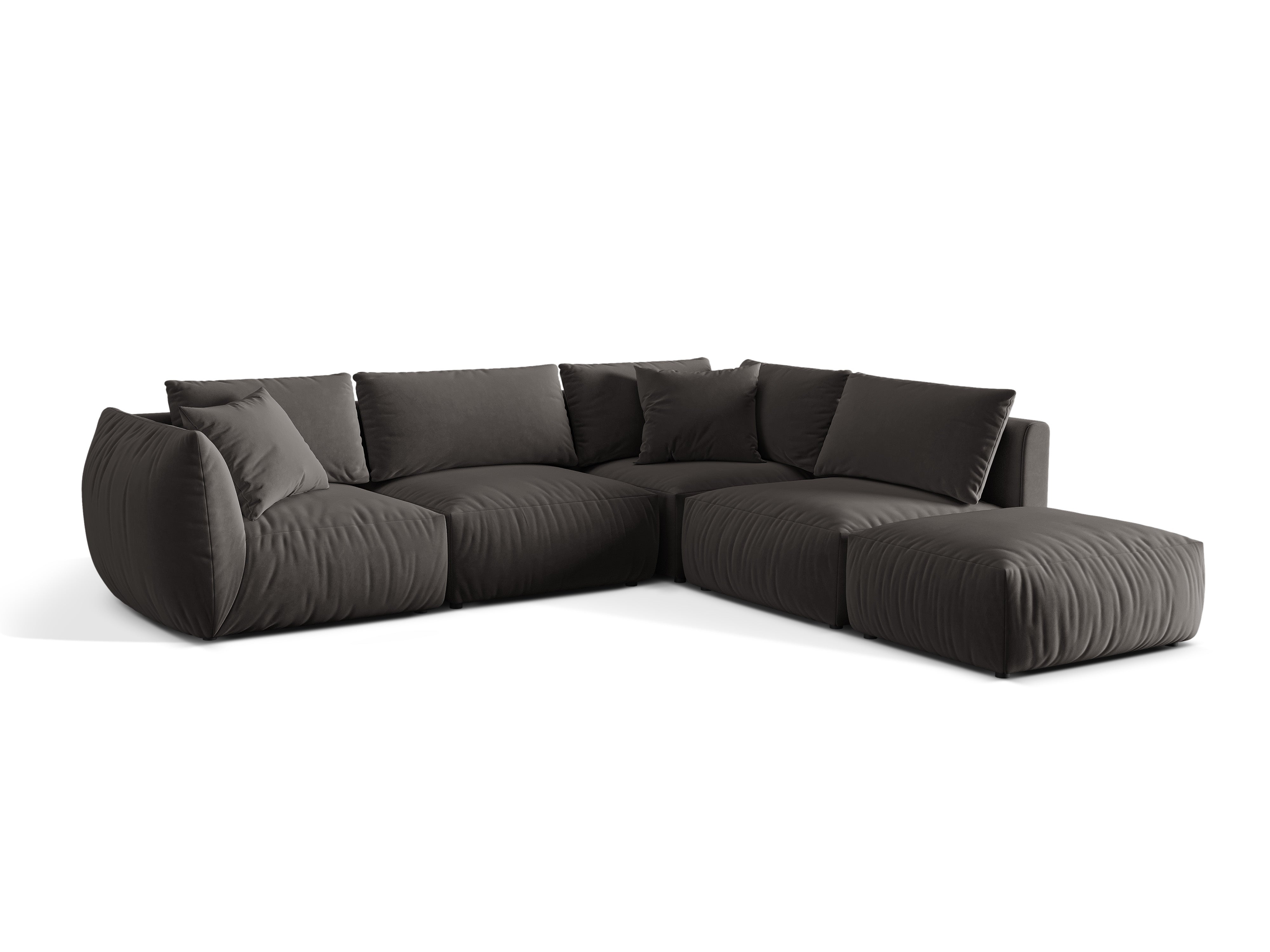 Ecksofa Chris 295x290cm, Material: Samt
