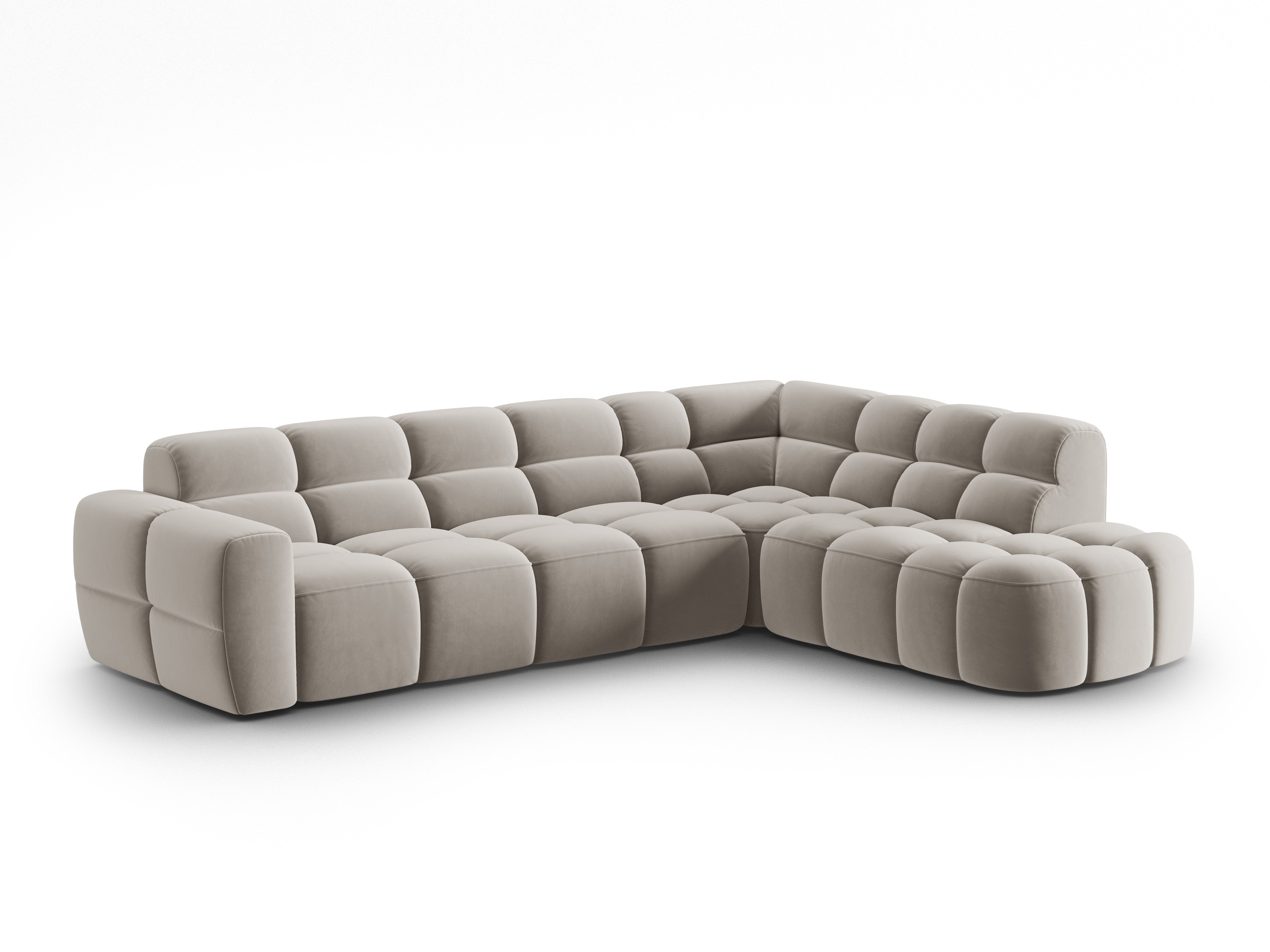 Ecksofa Lisa 293x234cm, Material: Samt
