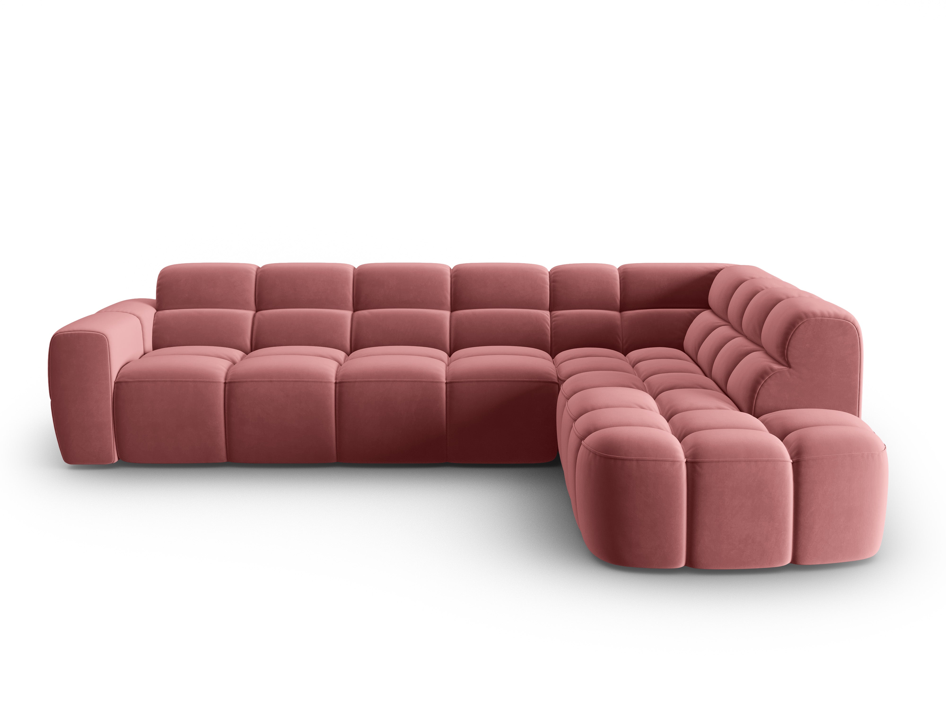 Ecksofa Lisa 293x234cm, Material: Samt