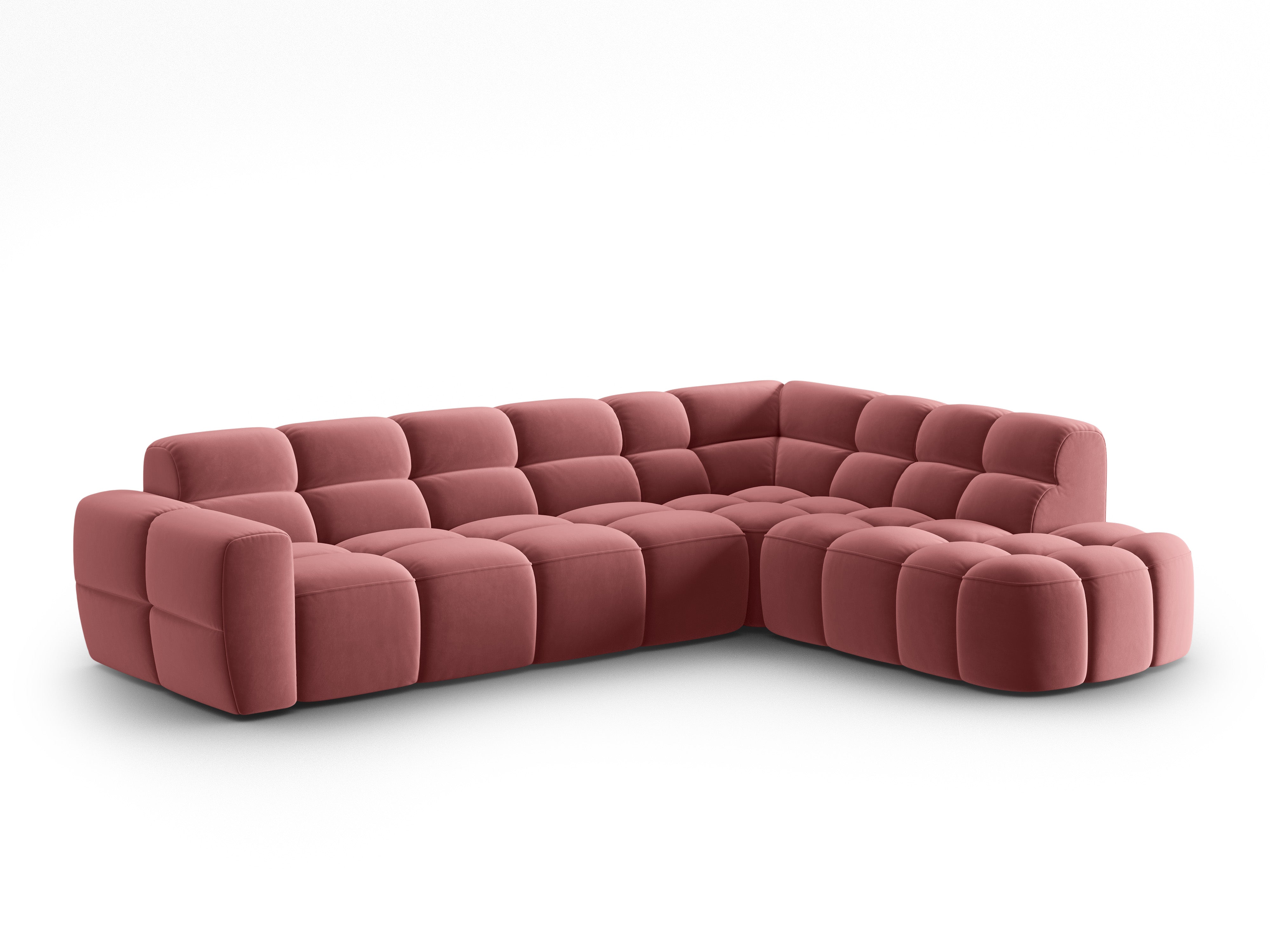 Ecksofa Lisa 293x234cm, Material: Samt