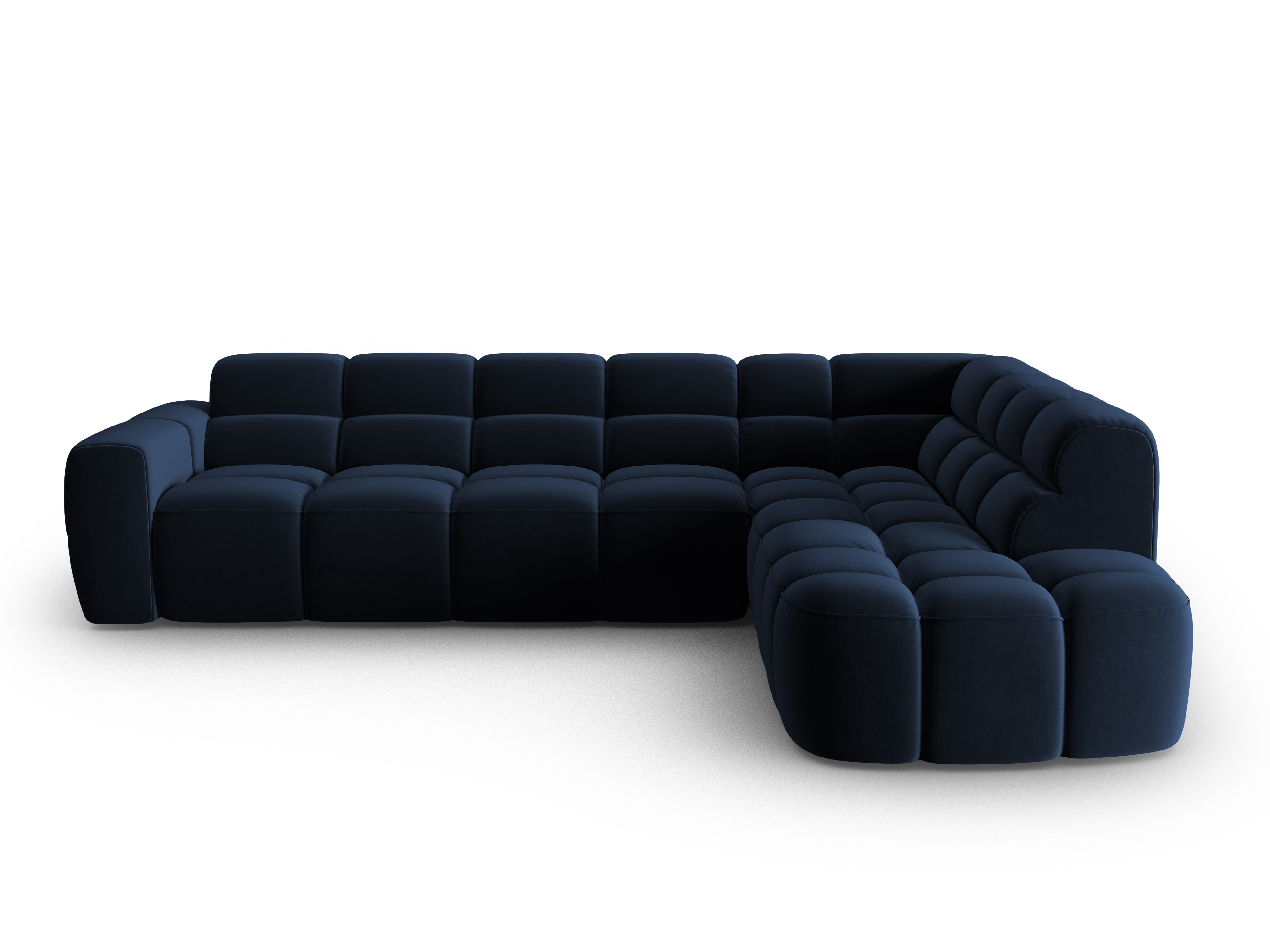 Ecksofa Lisa 293x234cm, Material: Samt