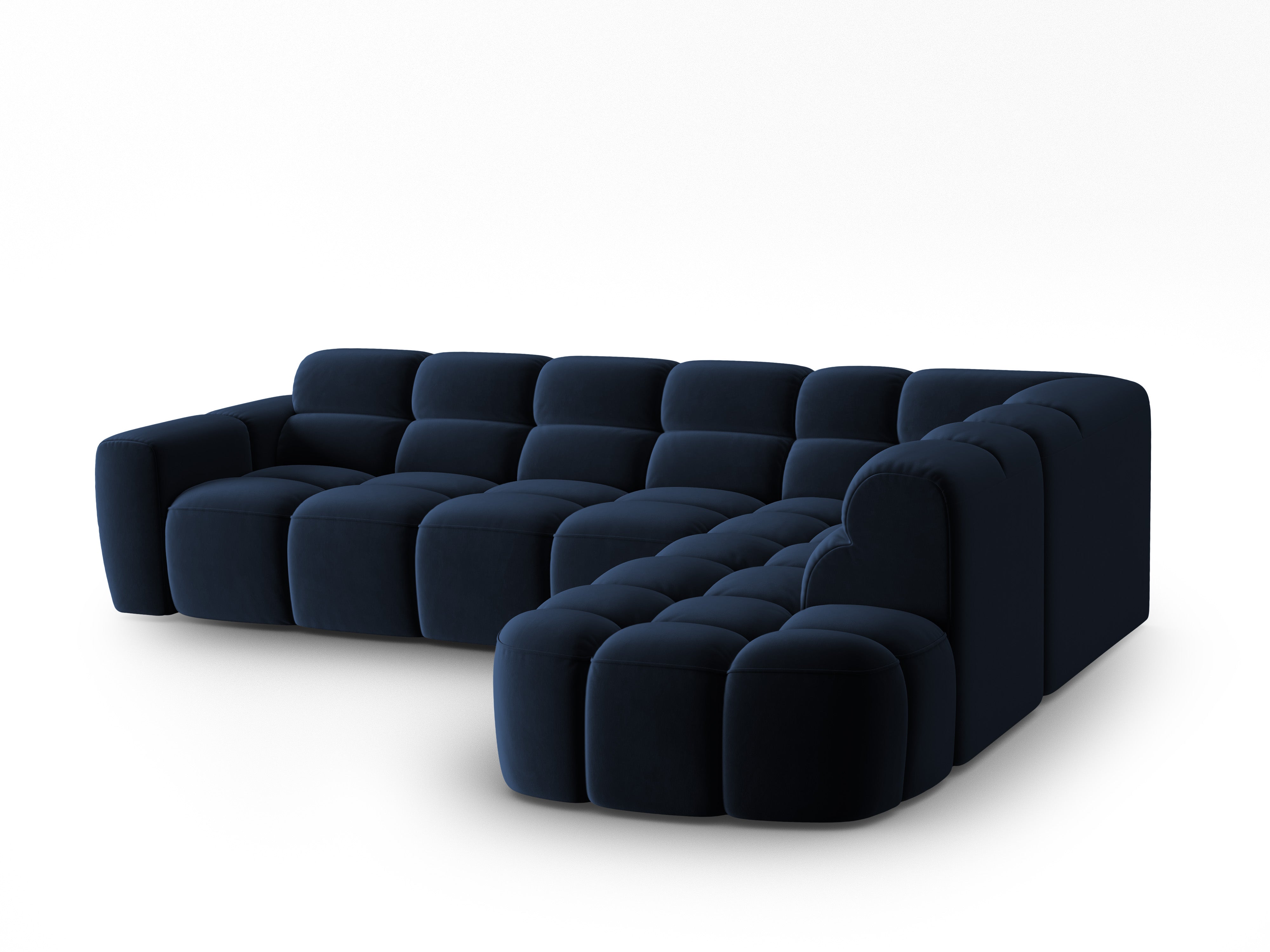 Ecksofa Lisa 293x234cm, Material: Samt