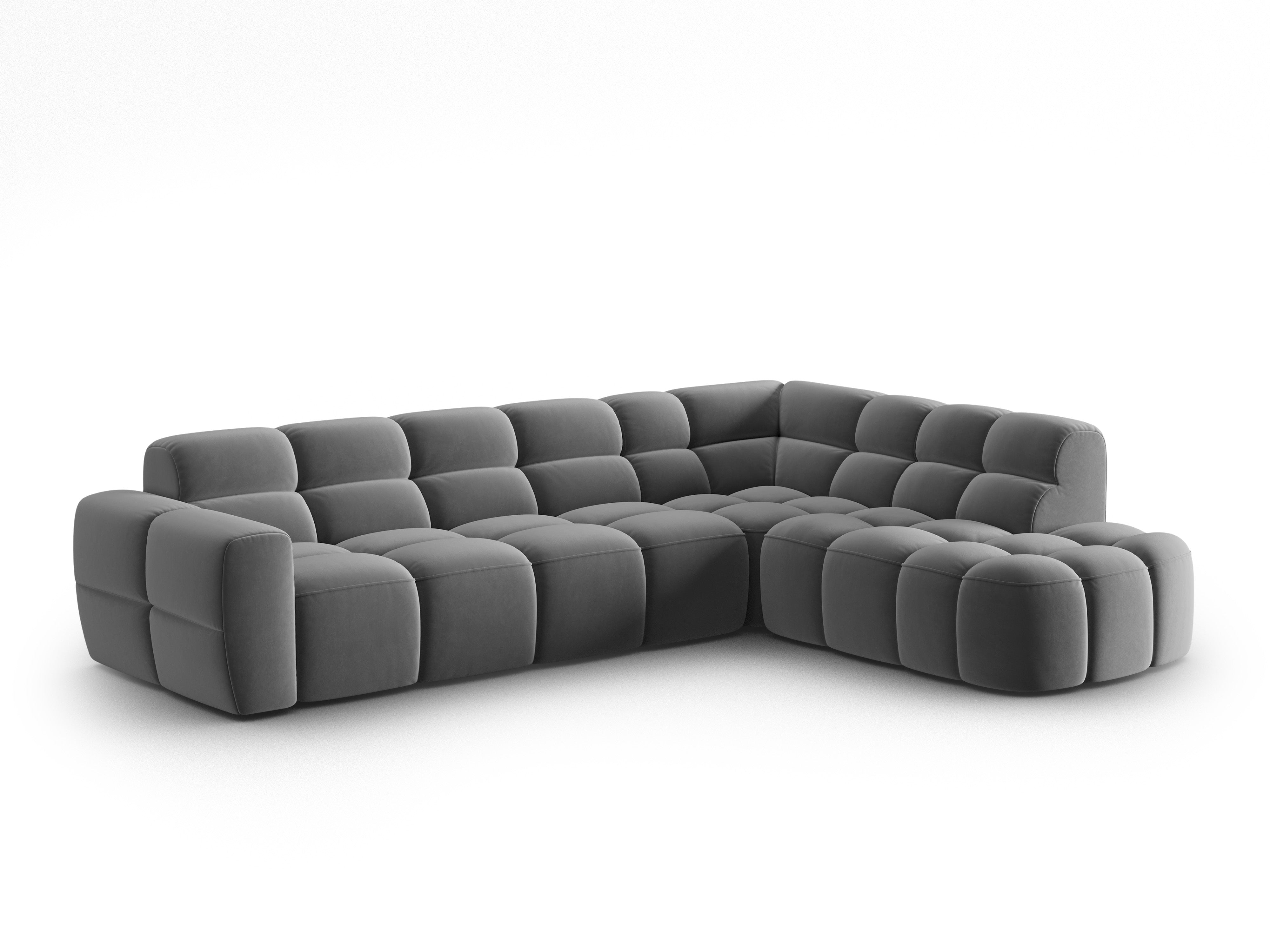 Ecksofa Lisa 293x234cm, Material: Samt