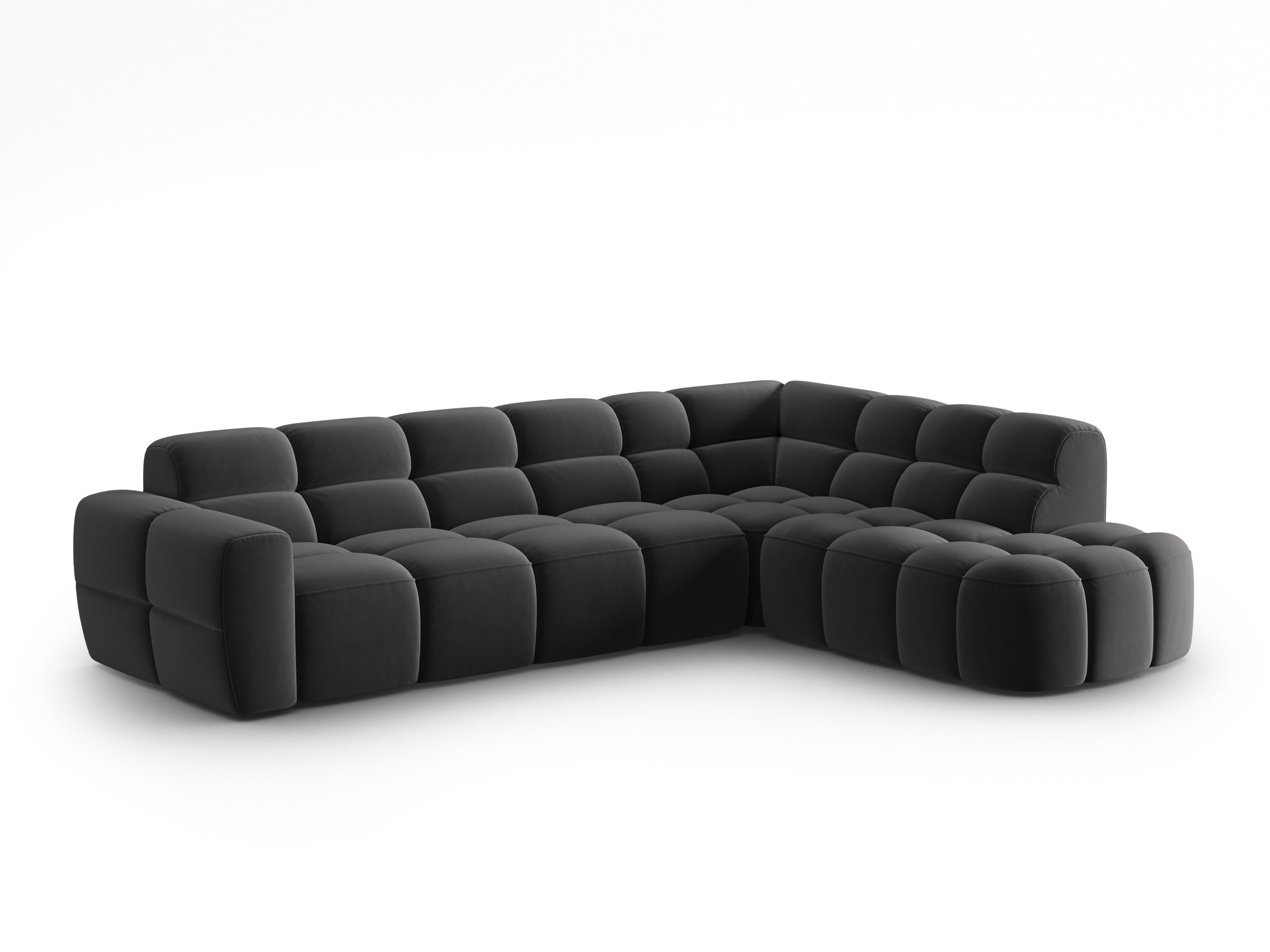 Ecksofa Lisa 293x234cm, Material: Samt