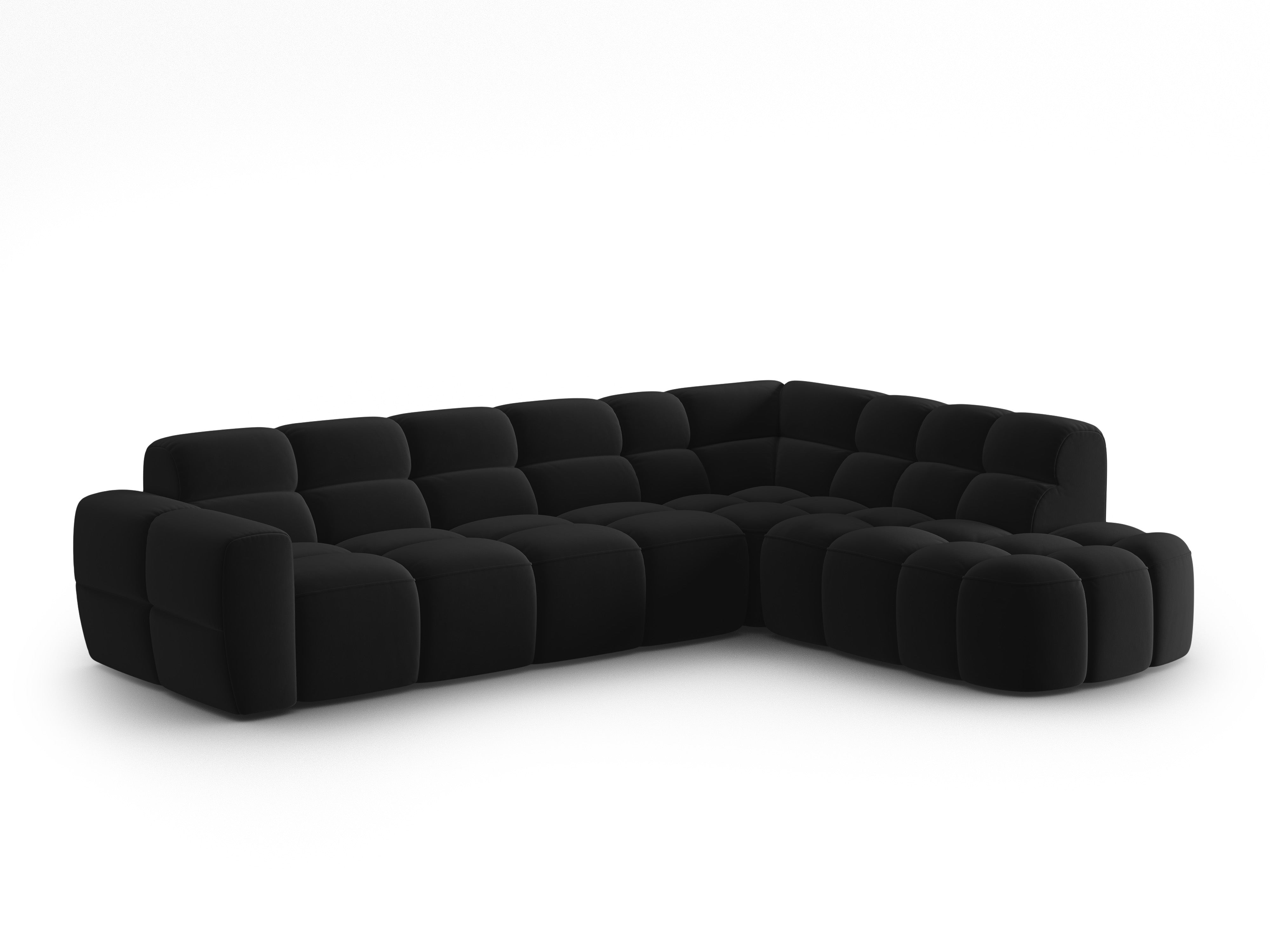 Ecksofa Lisa 293x234cm, Material: Samt