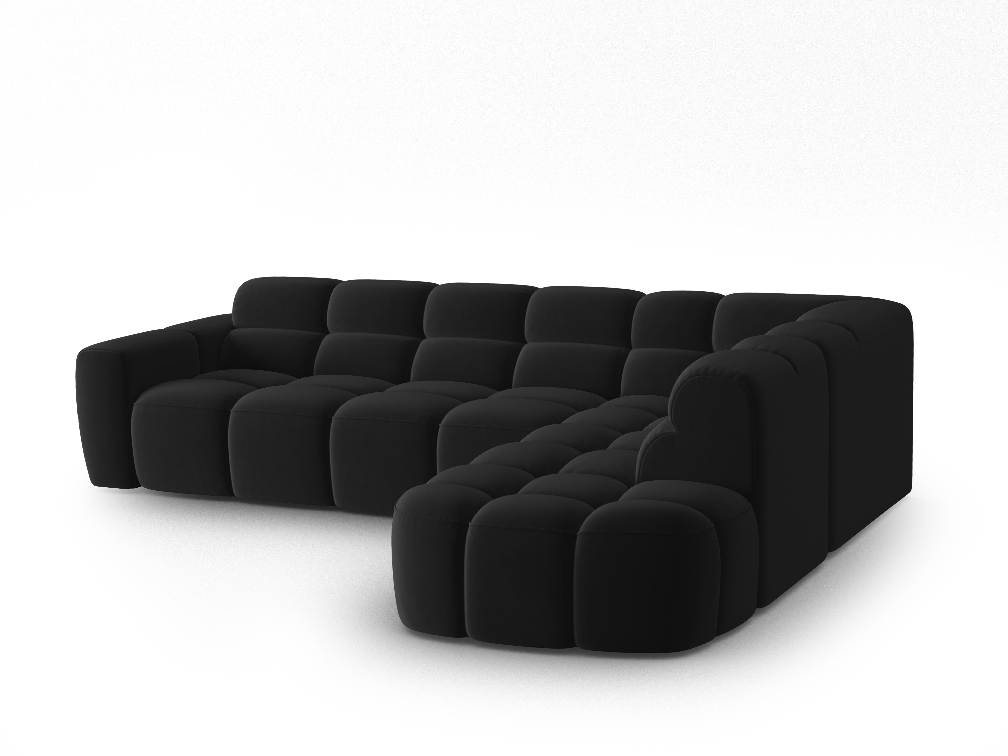 Ecksofa Lisa 293x234cm, Material: Samt