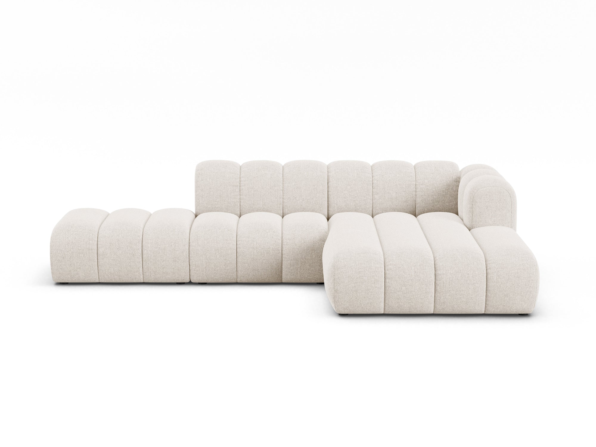 Ecksofa Lupine 299x177cm, Material: Chenille Eden