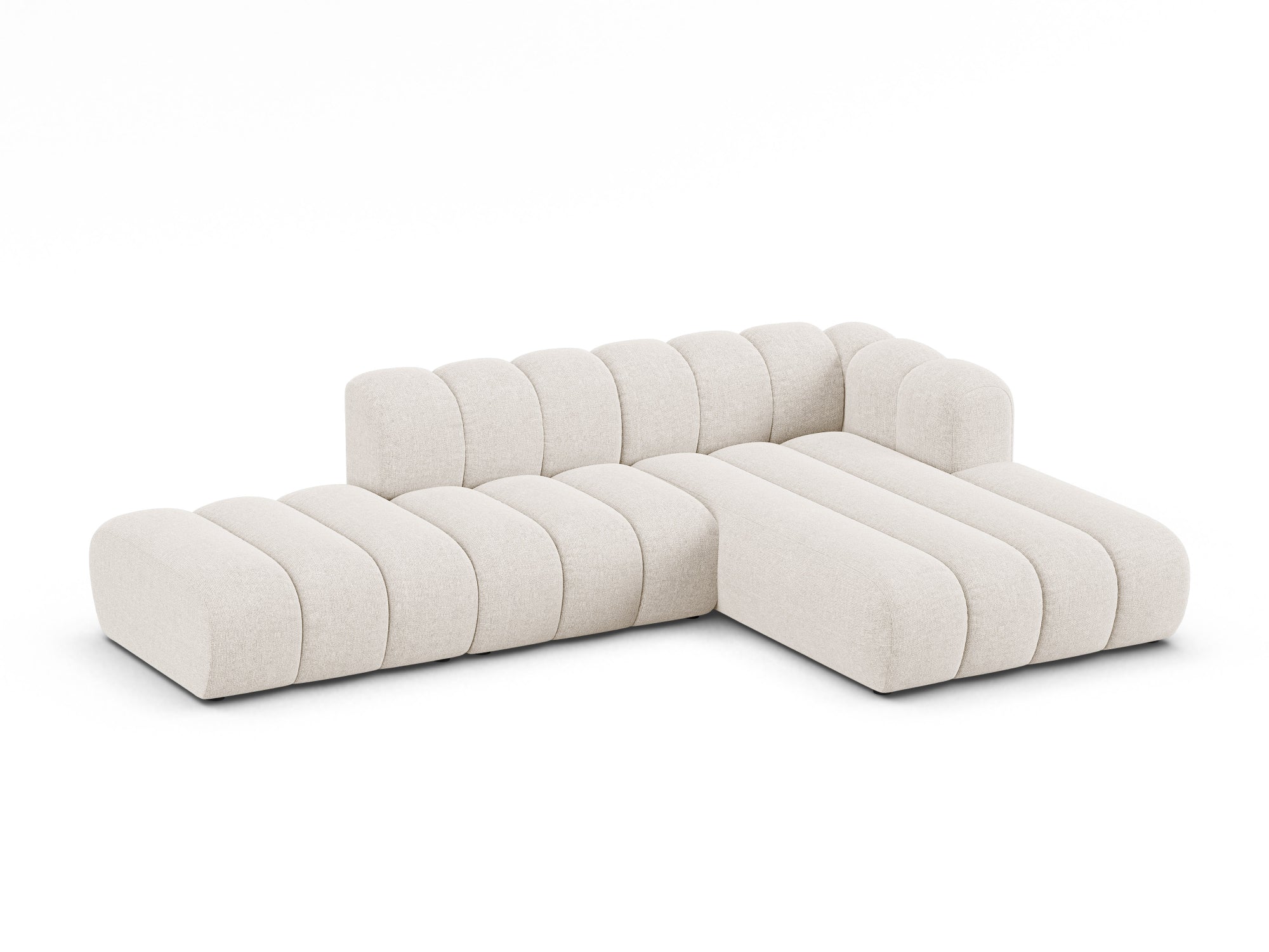 Ecksofa Lupine 299x177cm, Material: Chenille Eden