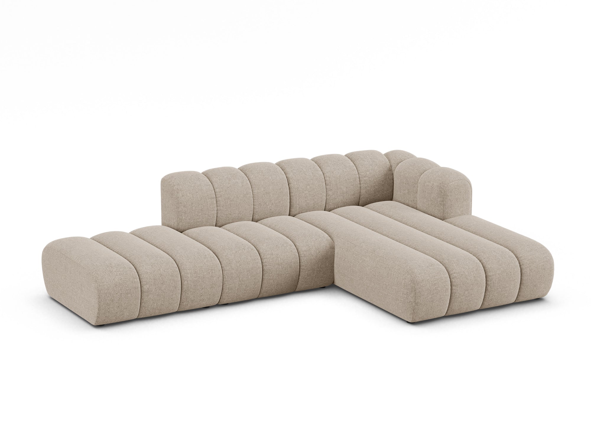 Ecksofa Lupine 299x177cm, Material: Chenille Eden
