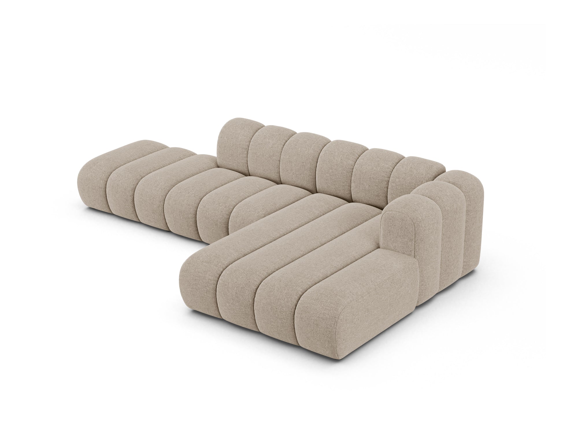 Ecksofa Lupine 299x177cm, Material: Chenille Eden