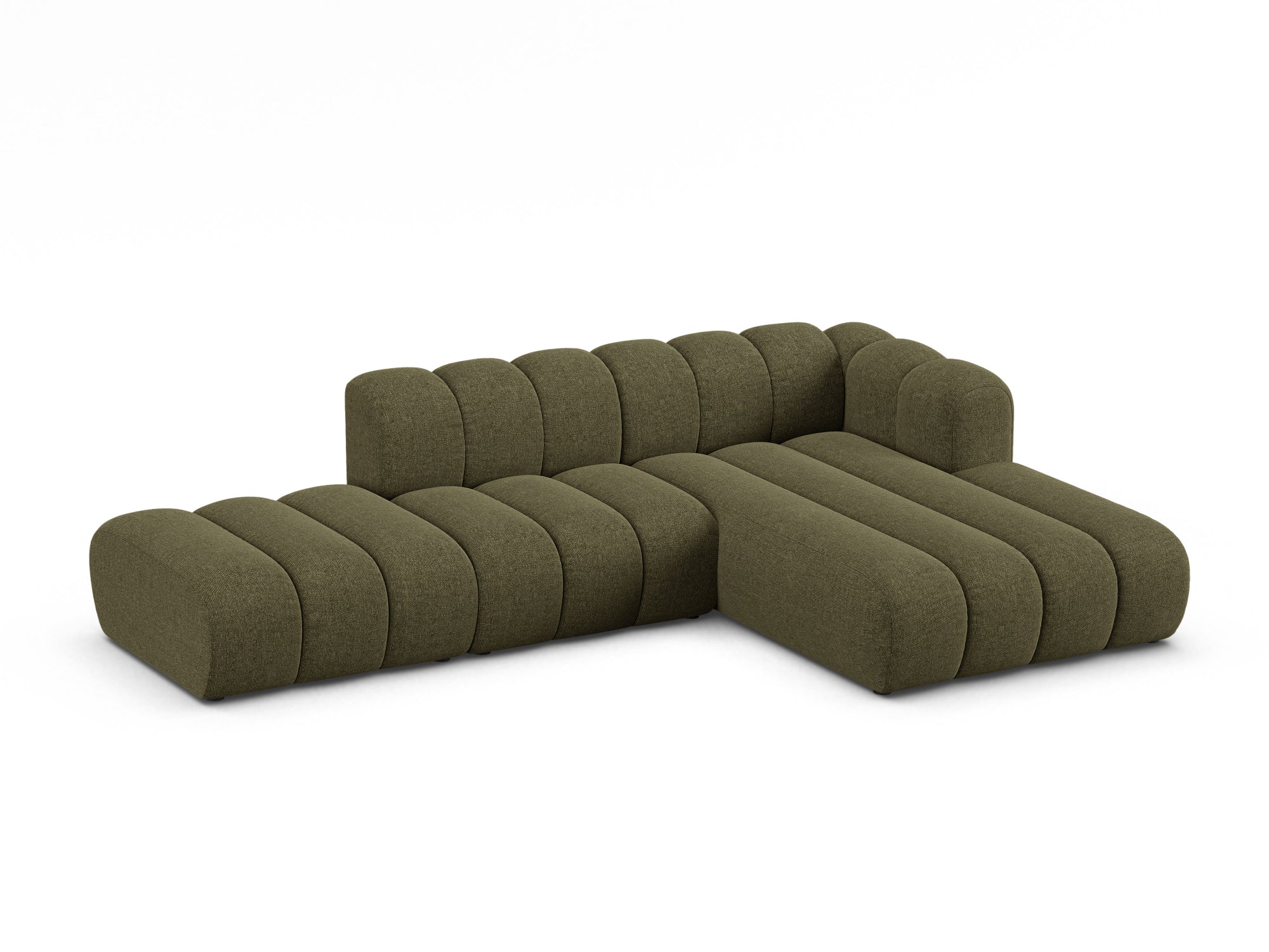 Ecksofa Lupine 299x177cm, Material: Chenille Eden