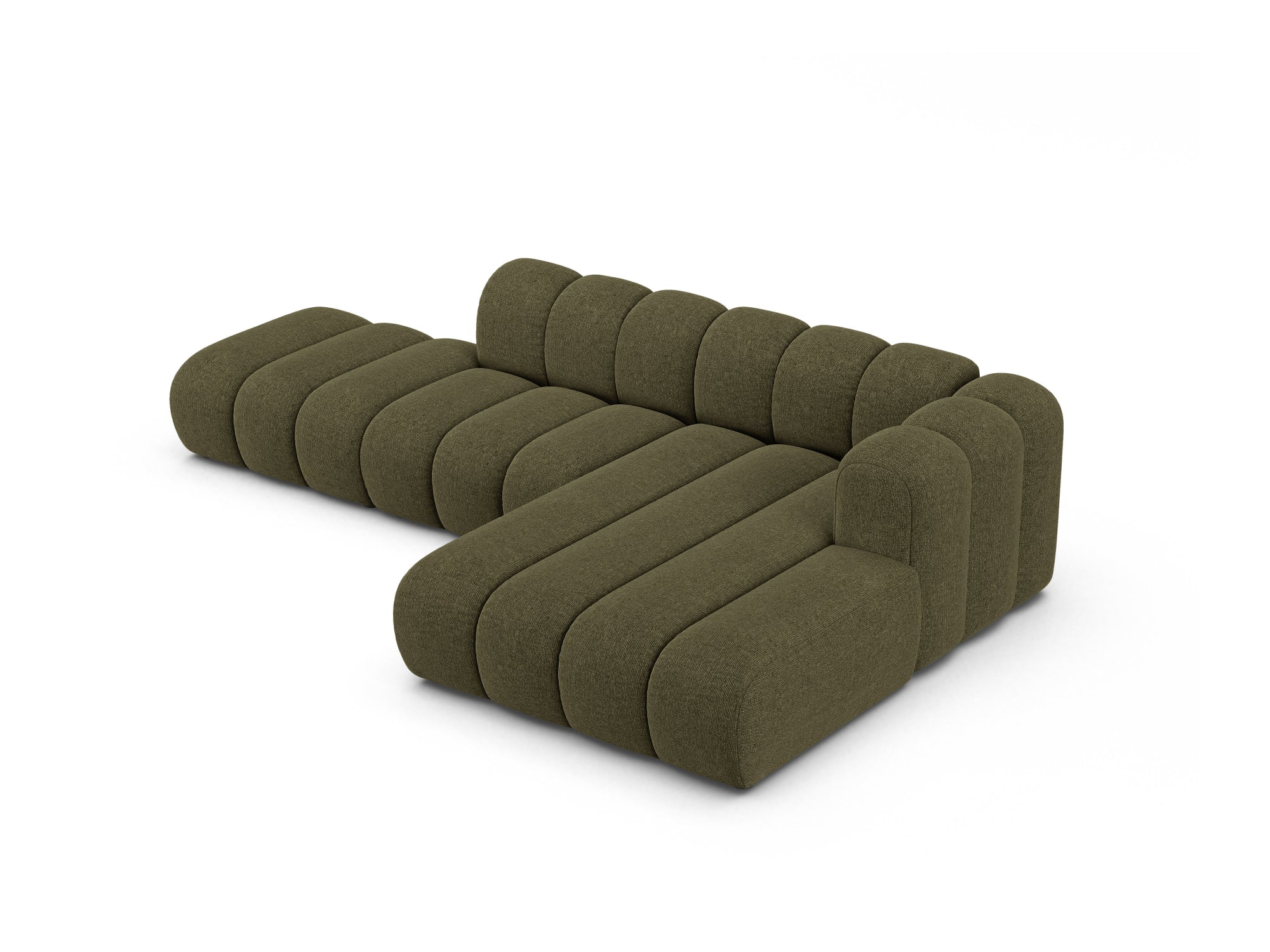 Ecksofa Lupine 299x177cm, Material: Chenille Eden