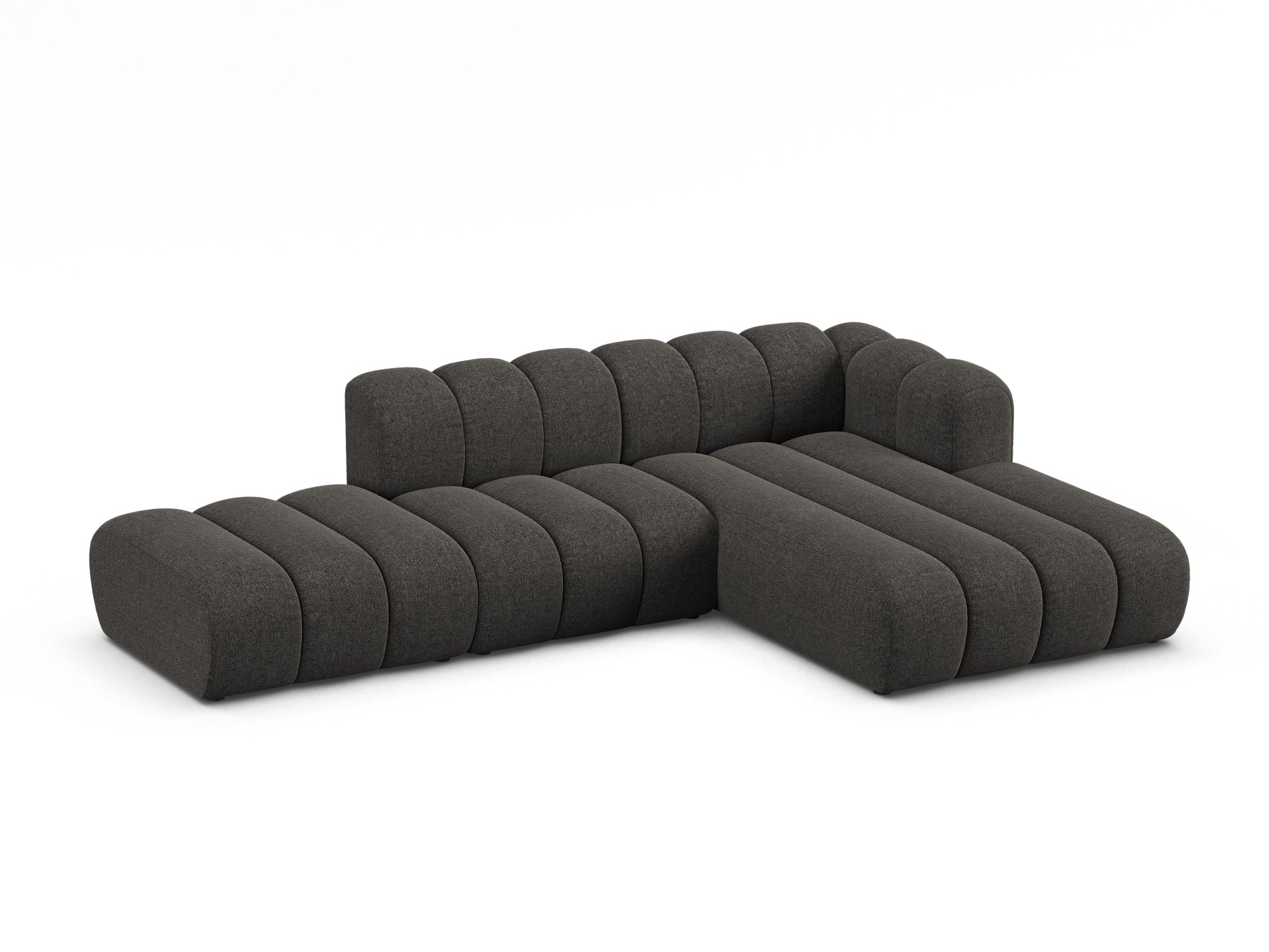 Ecksofa Lupine 299x177cm, Material: Chenille Eden
