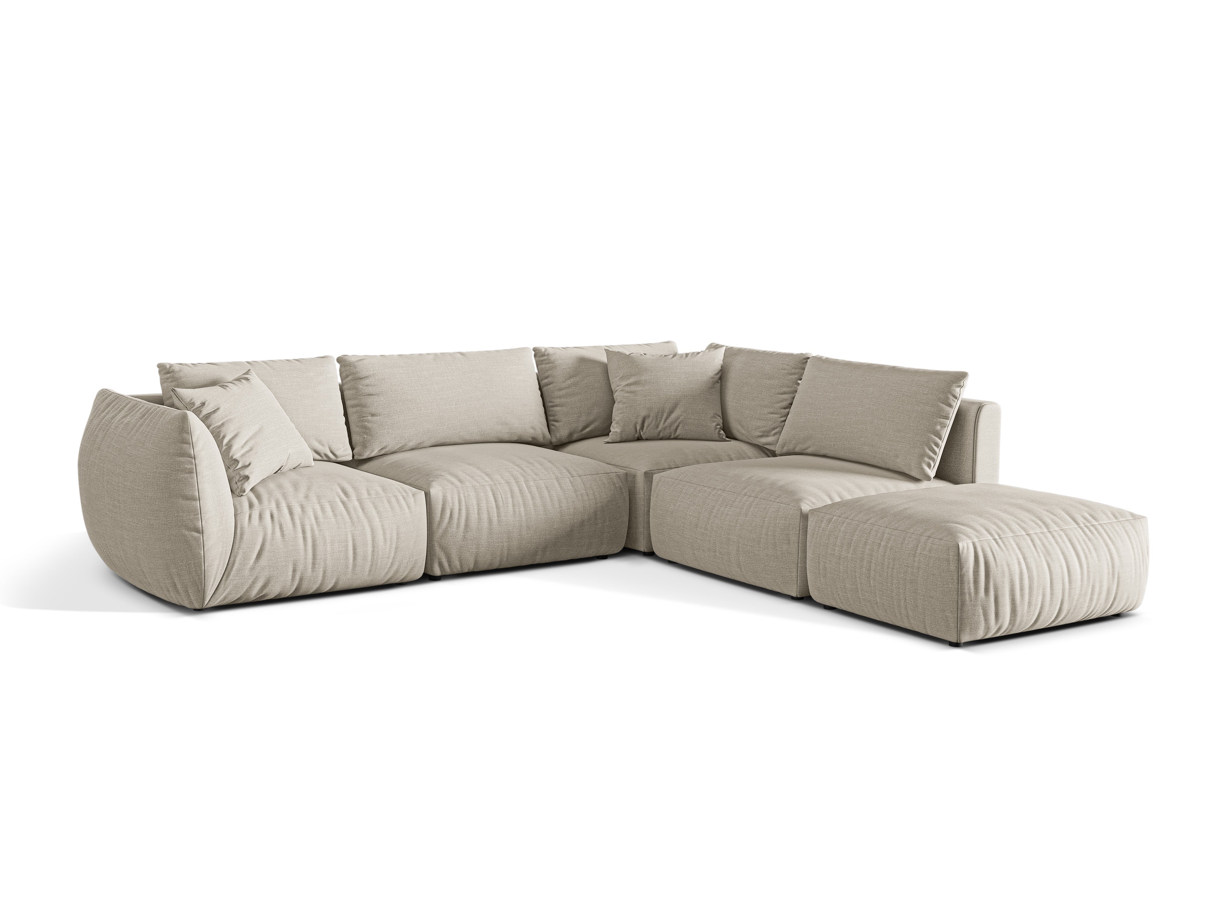 Ecksofa Chris 295x290cm, Material: Strukturstoff