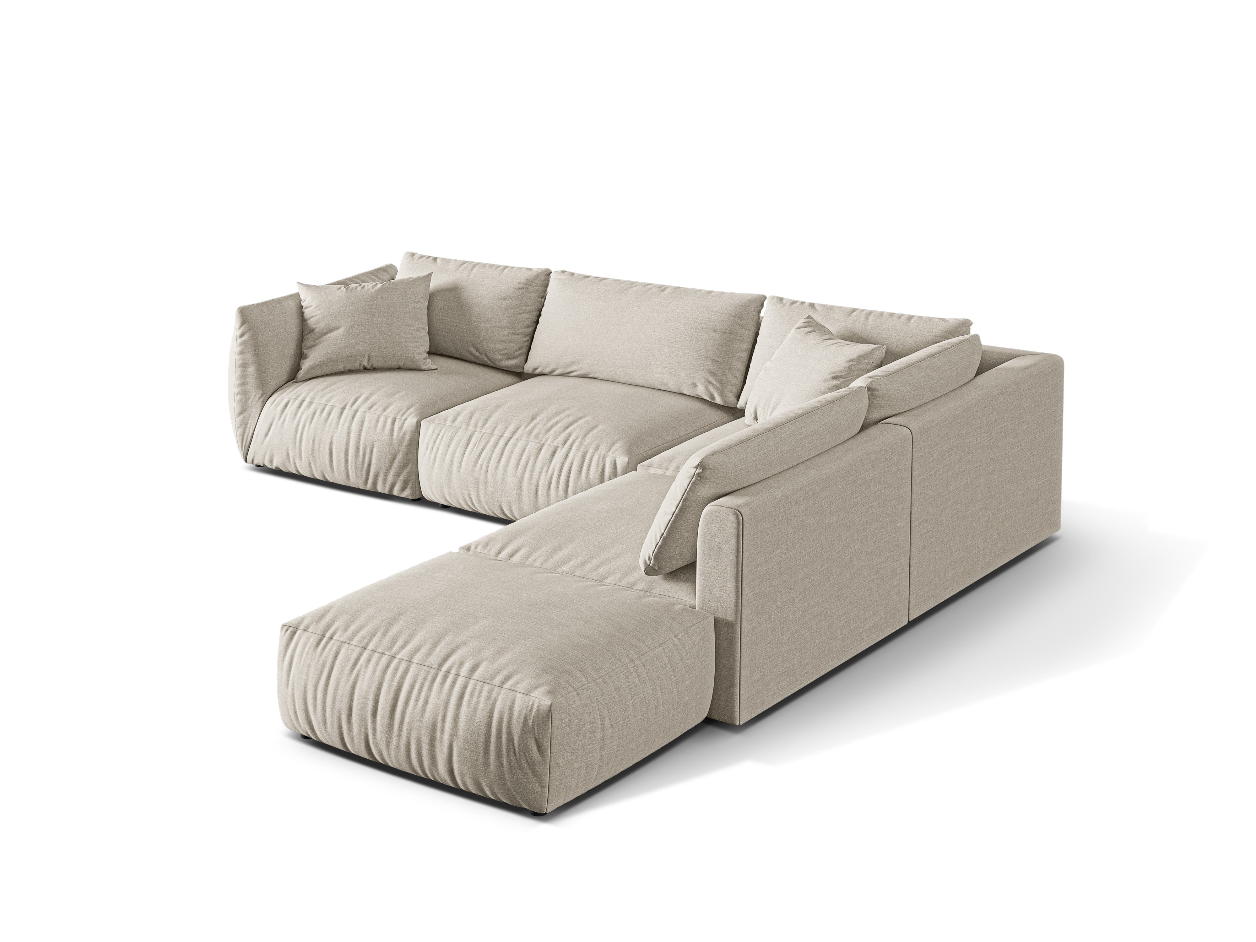 Ecksofa Chris 295x290cm, Material: Strukturstoff