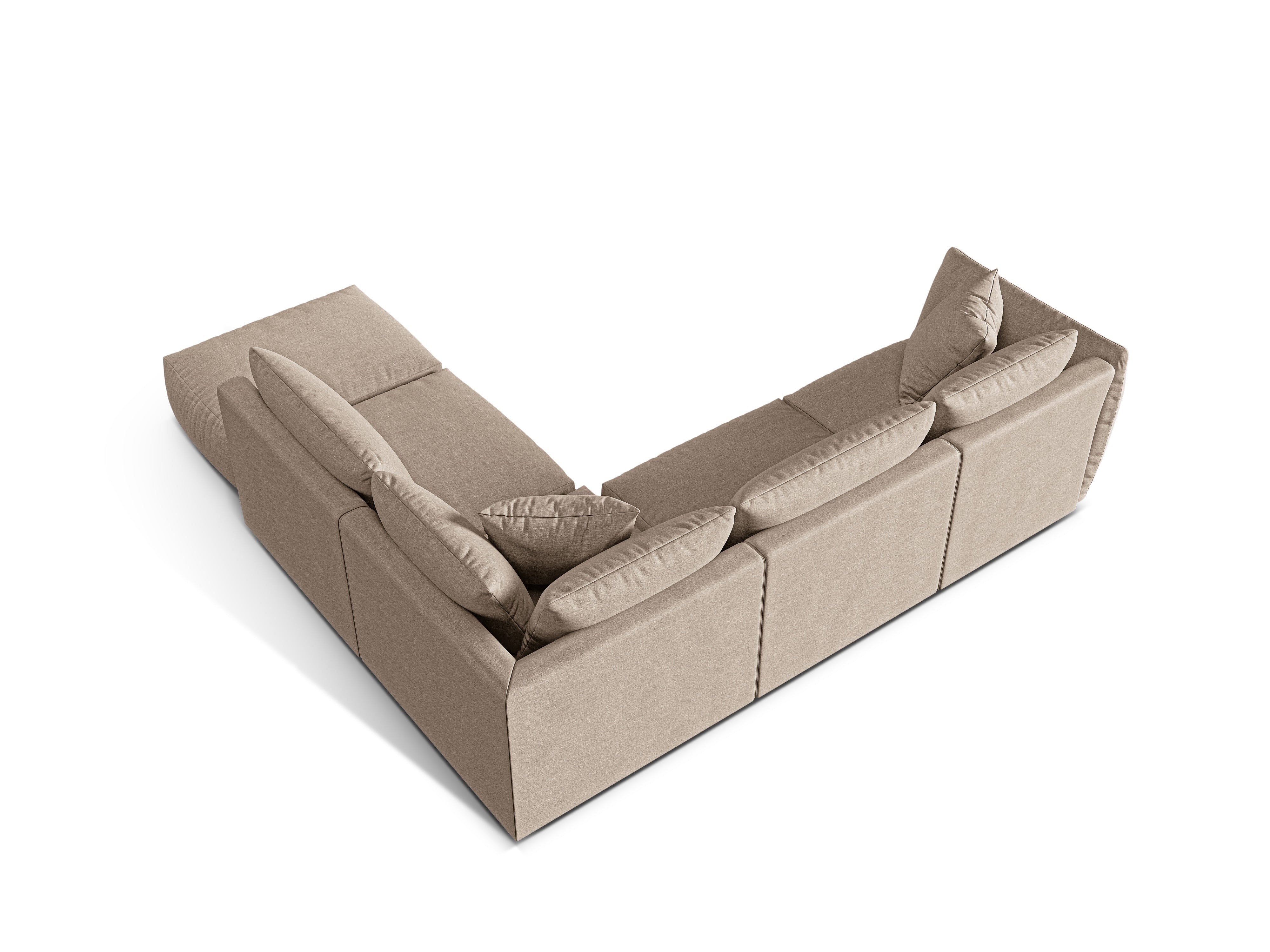 Ecksofa Chris 295x290cm, Material: Strukturstoff