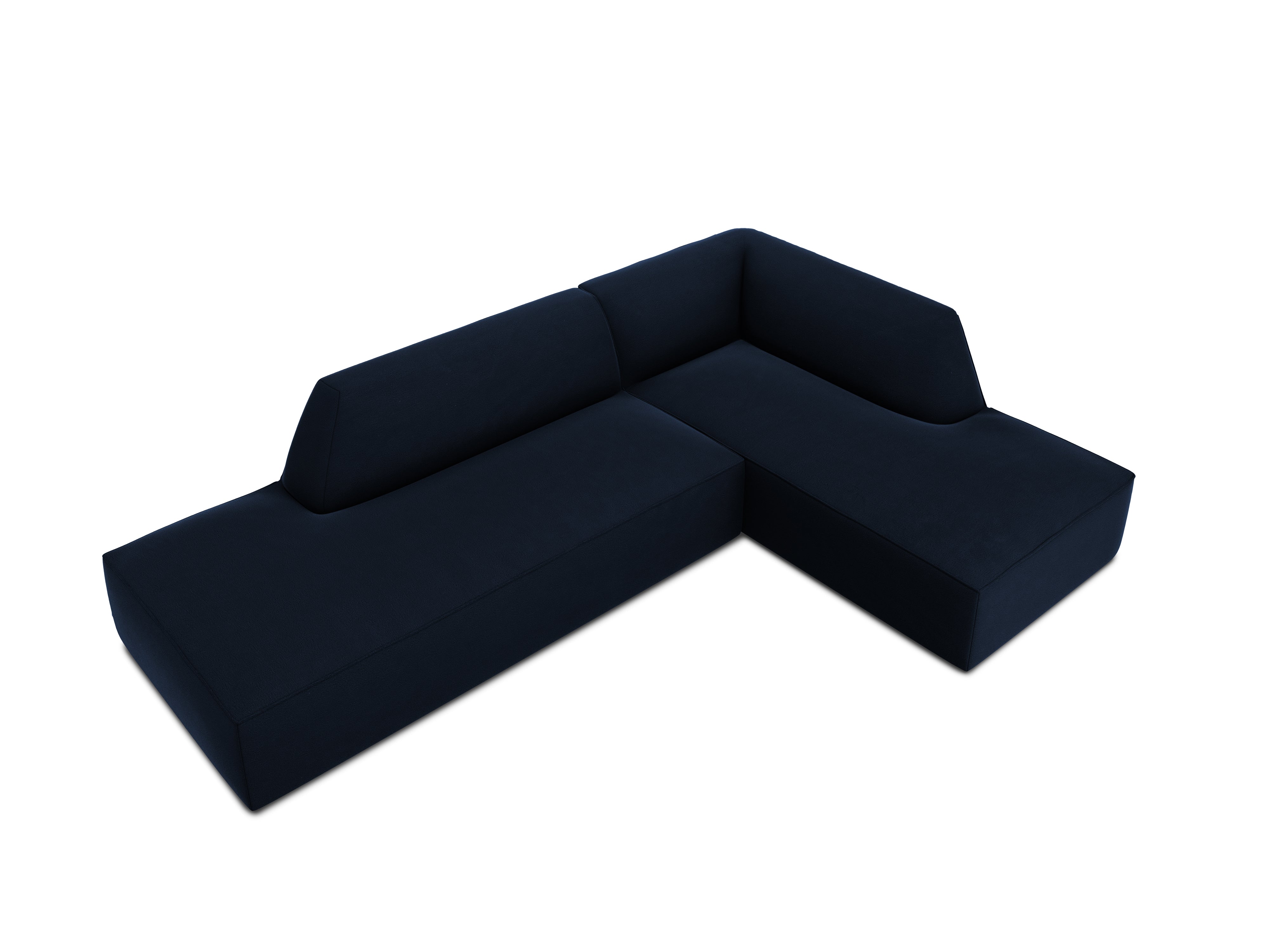 Ecksofa Ruby, 4 Sitze, 273x180cm, Material: Samt