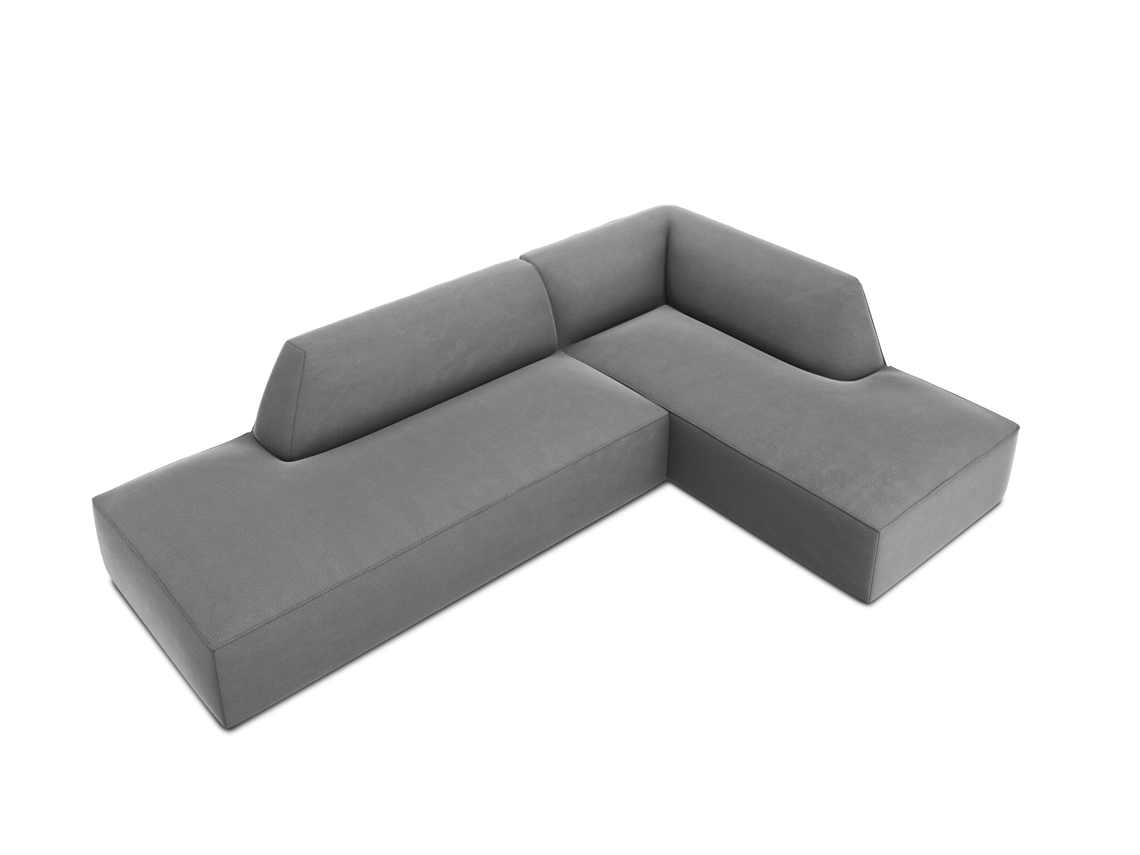 Ecksofa Ruby, 4 Sitze, 273x180cm, Material: Samt