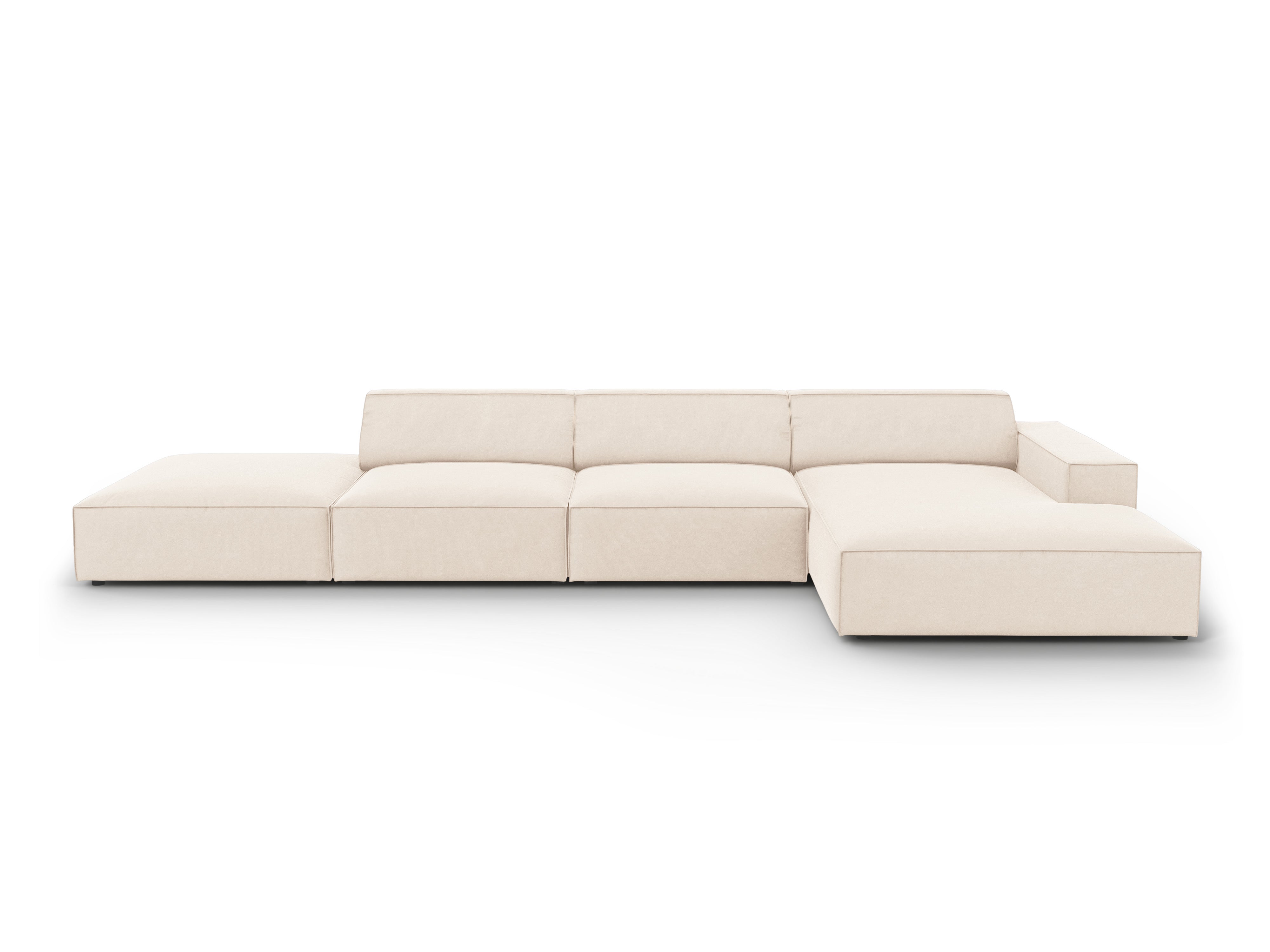 Ecksofa Jodie 341x166cm, Material: Samt