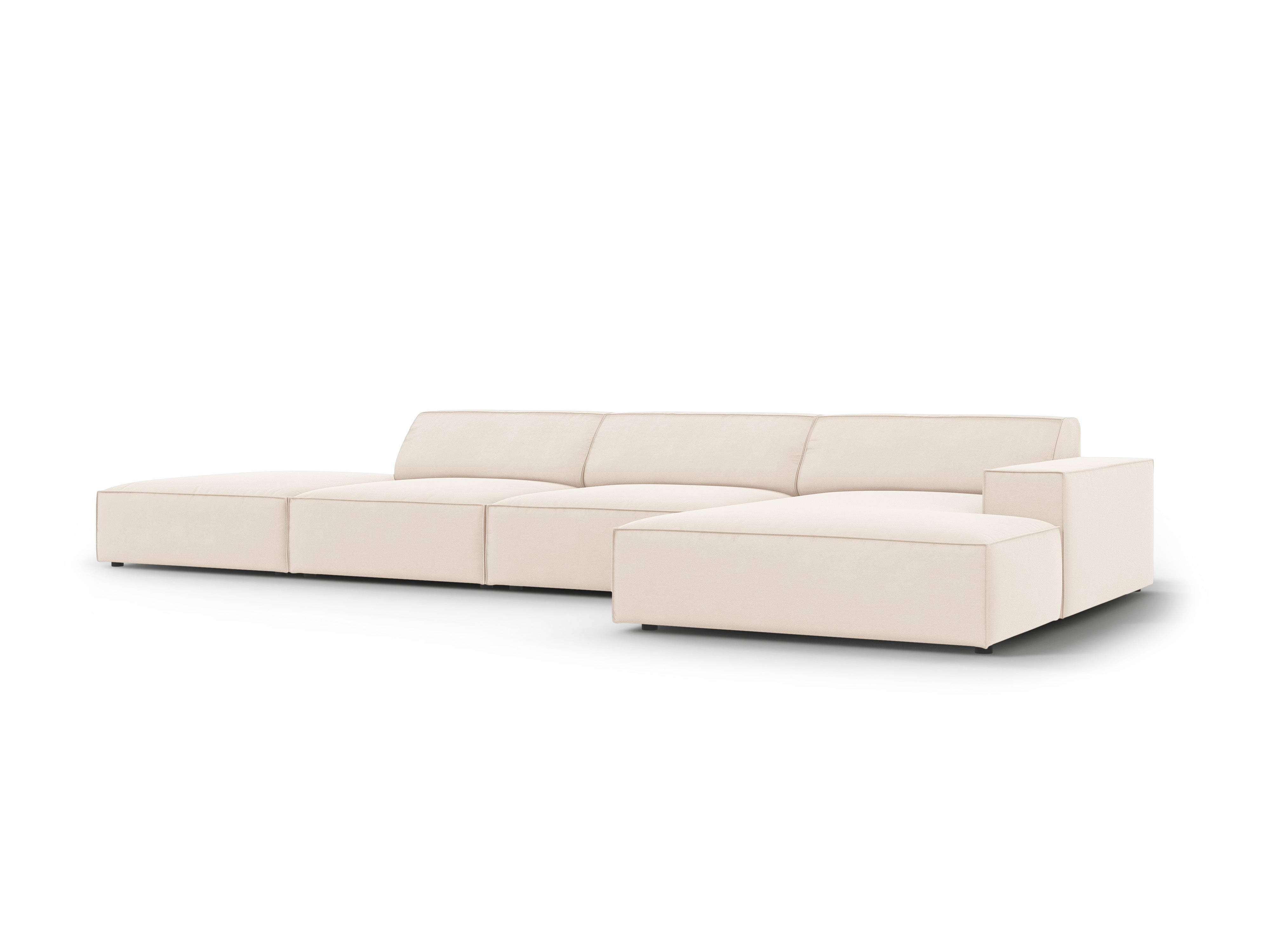 Ecksofa Jodie 341x166cm, Material: Samt
