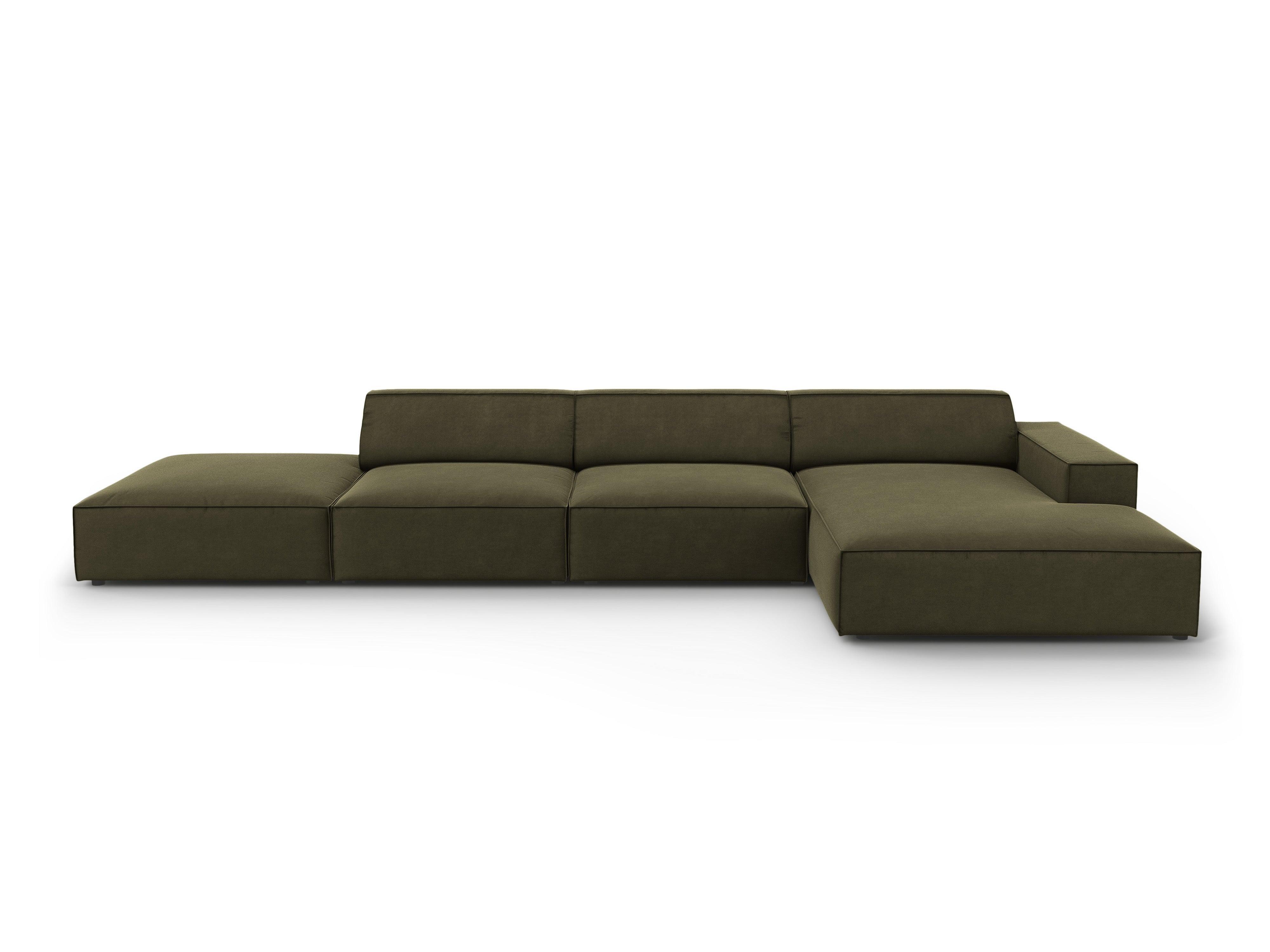 Ecksofa Jodie 341x166cm, Material: Samt