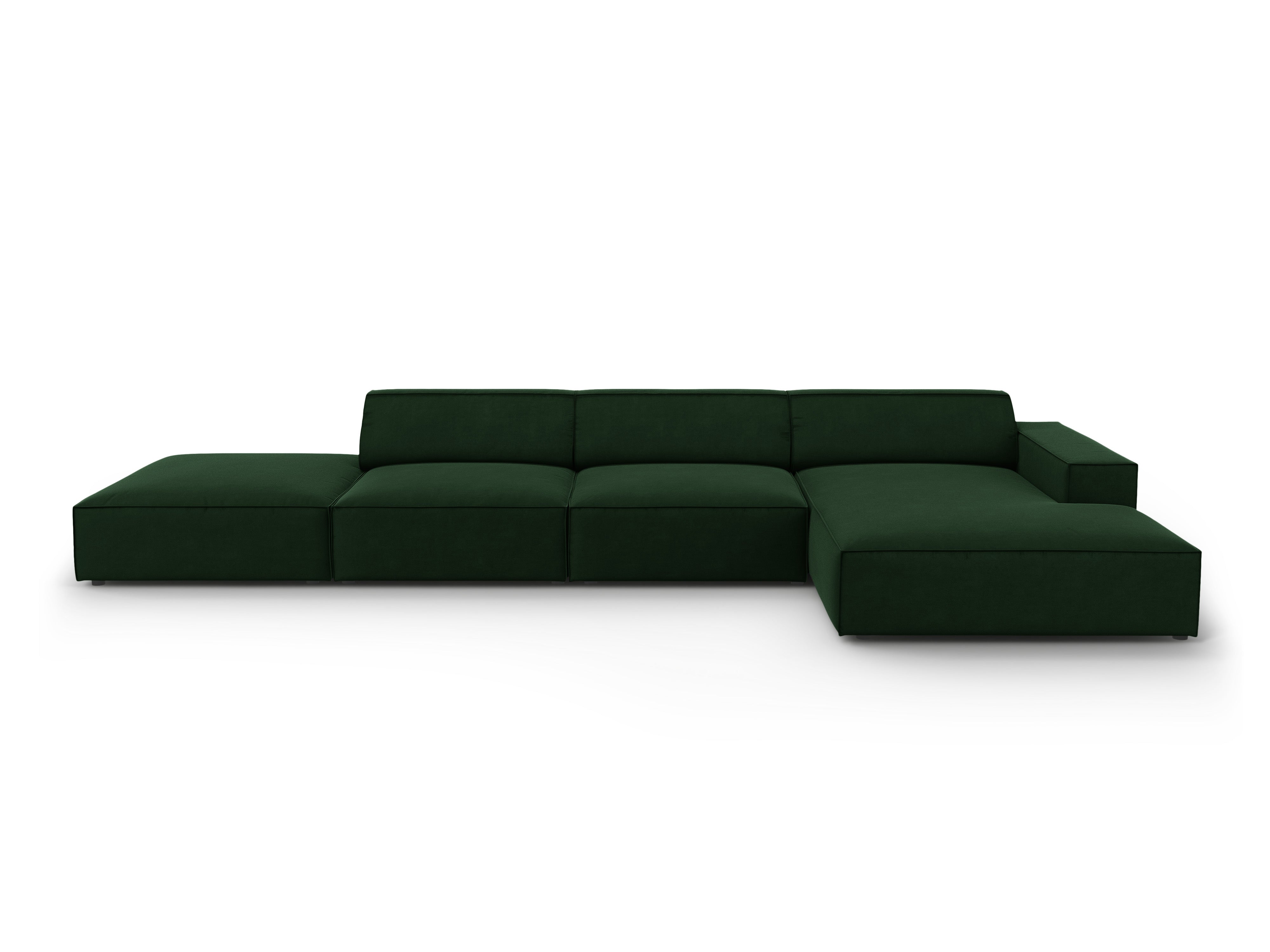 Ecksofa Jodie 341x166cm, Material: Samt