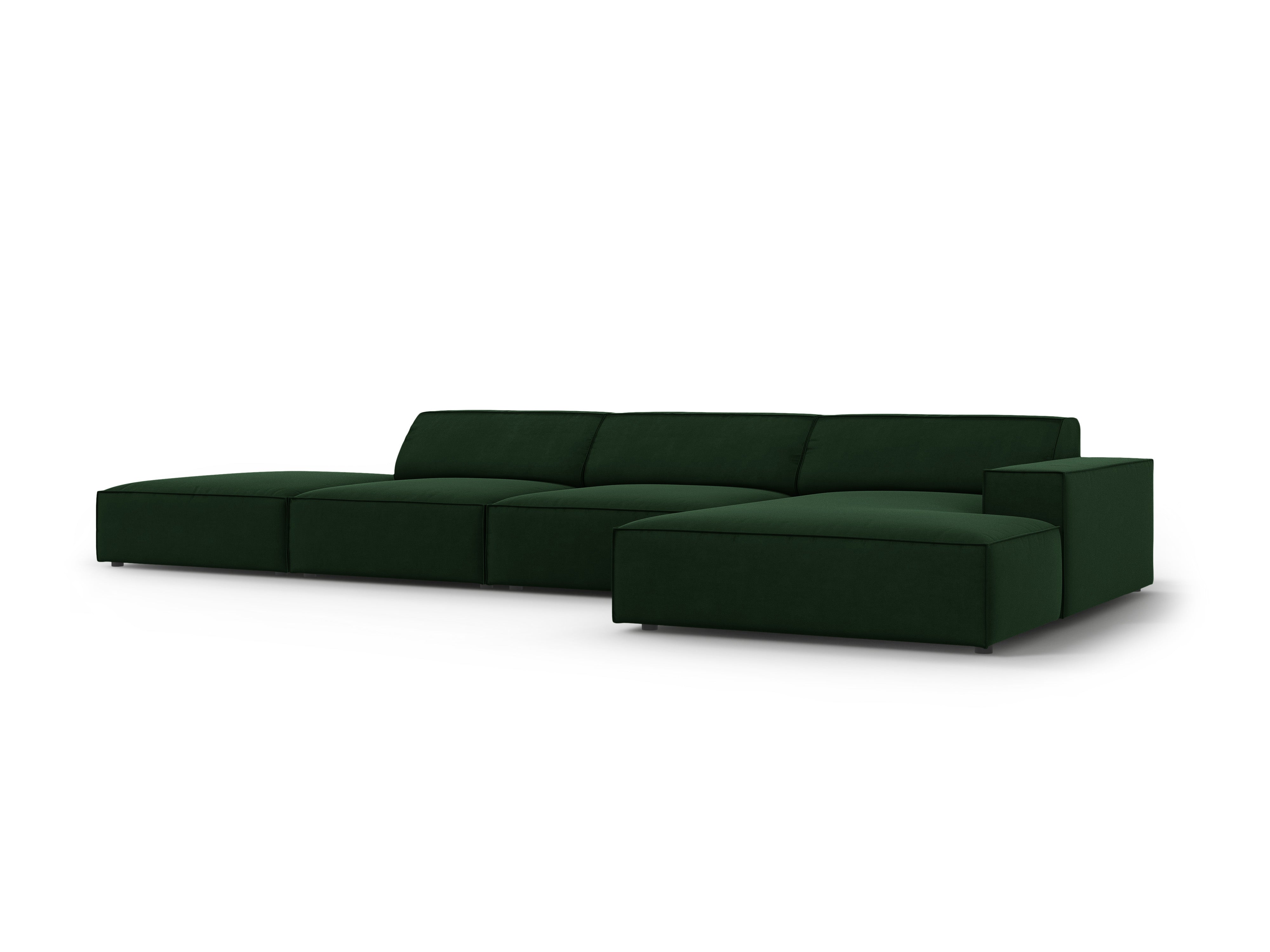 Ecksofa Jodie 341x166cm, Material: Samt