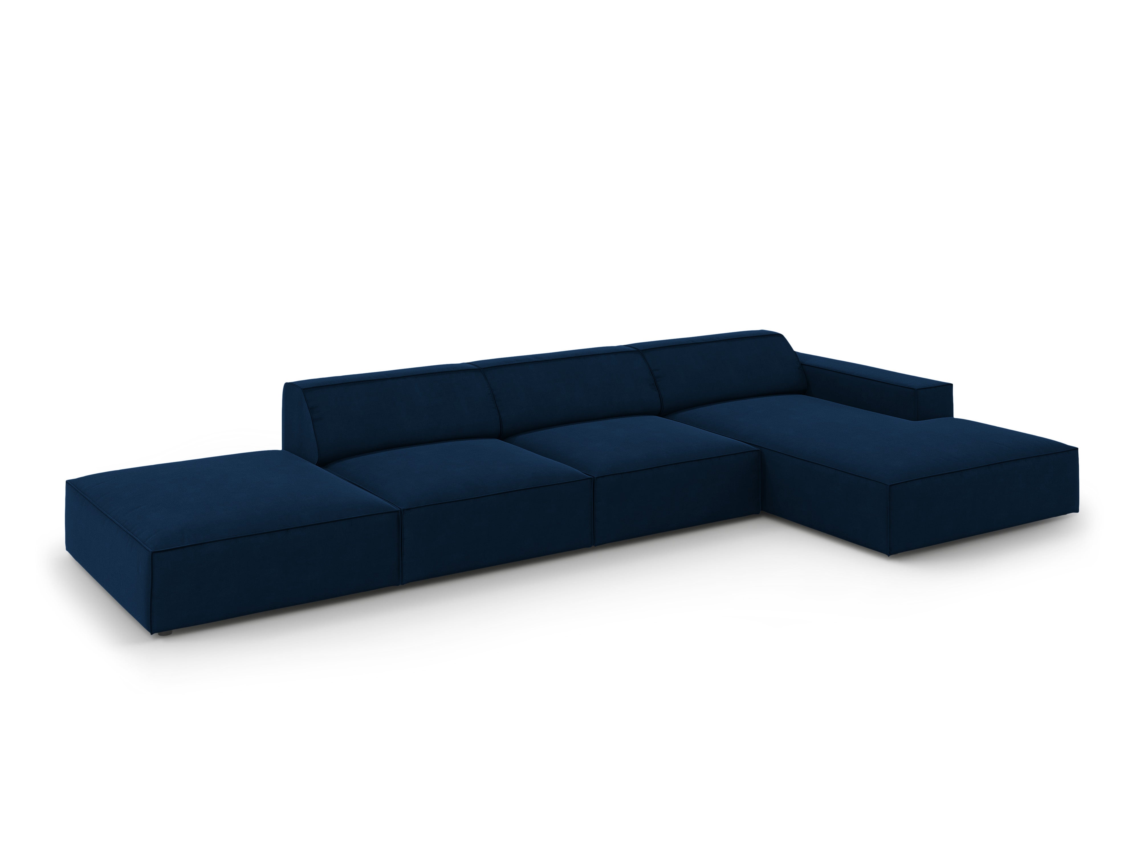 Ecksofa Jodie 341x166cm, Material: Samt