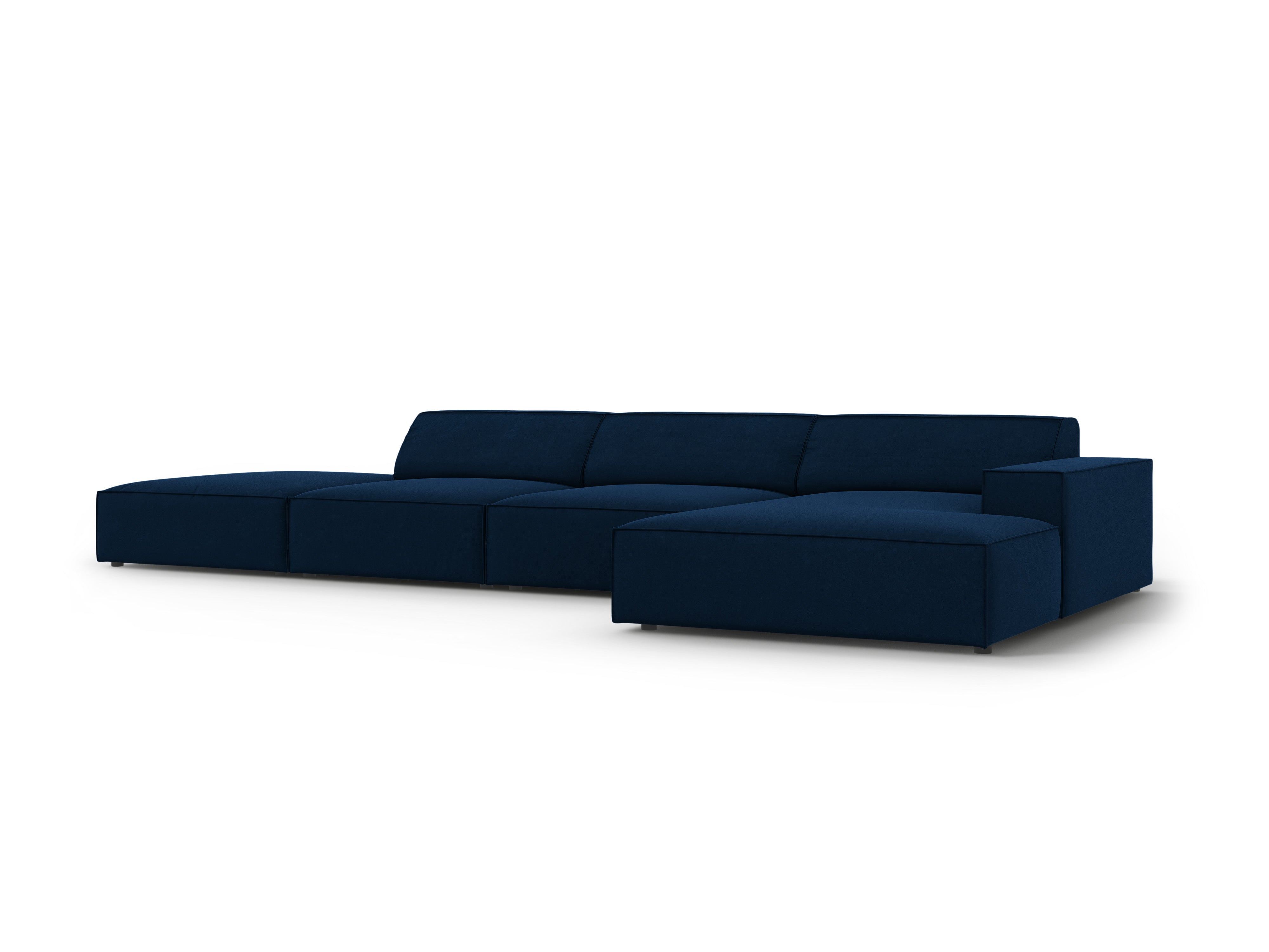 Ecksofa Jodie 341x166cm, Material: Samt