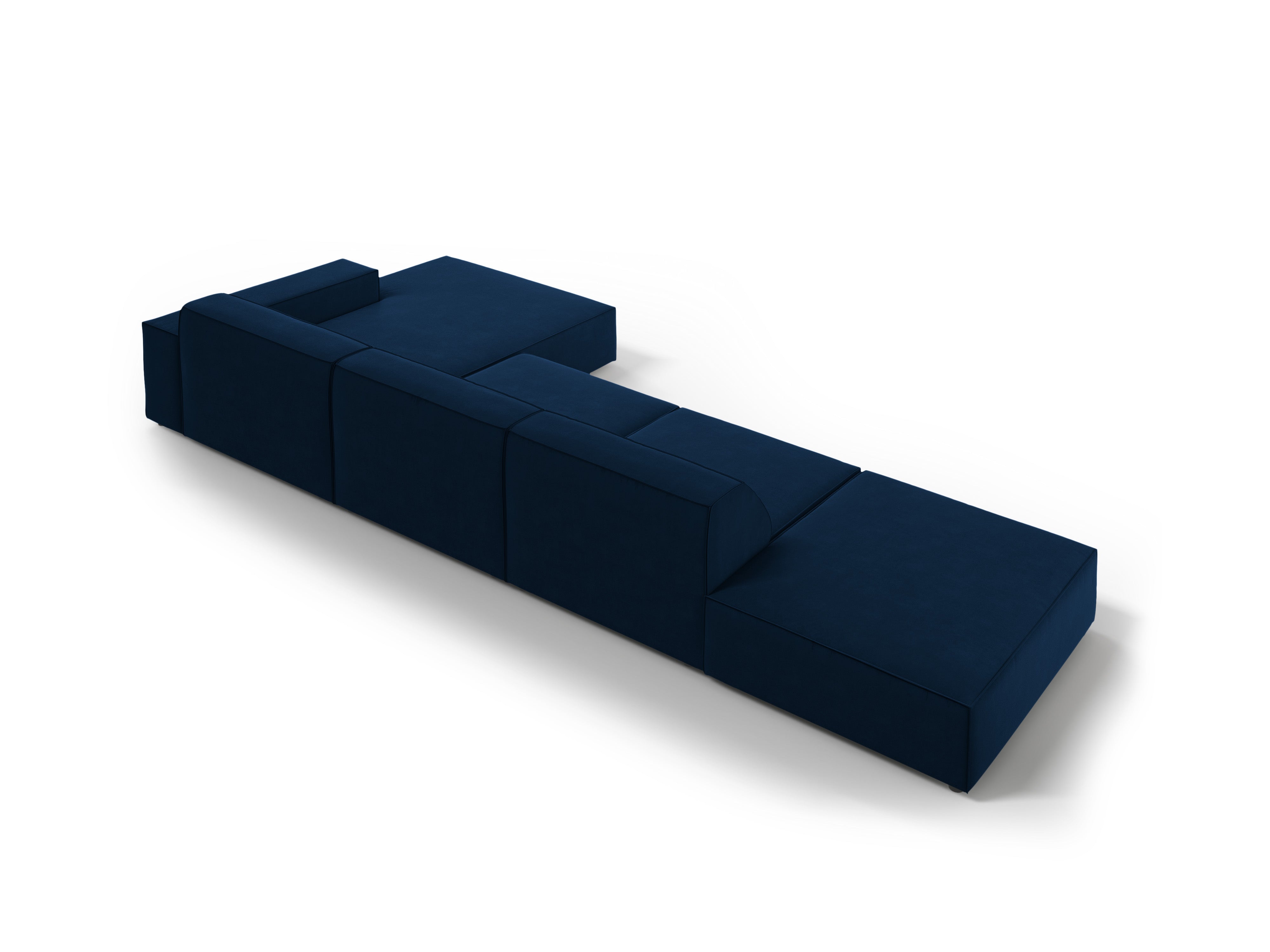 Ecksofa Jodie 341x166cm, Material: Samt
