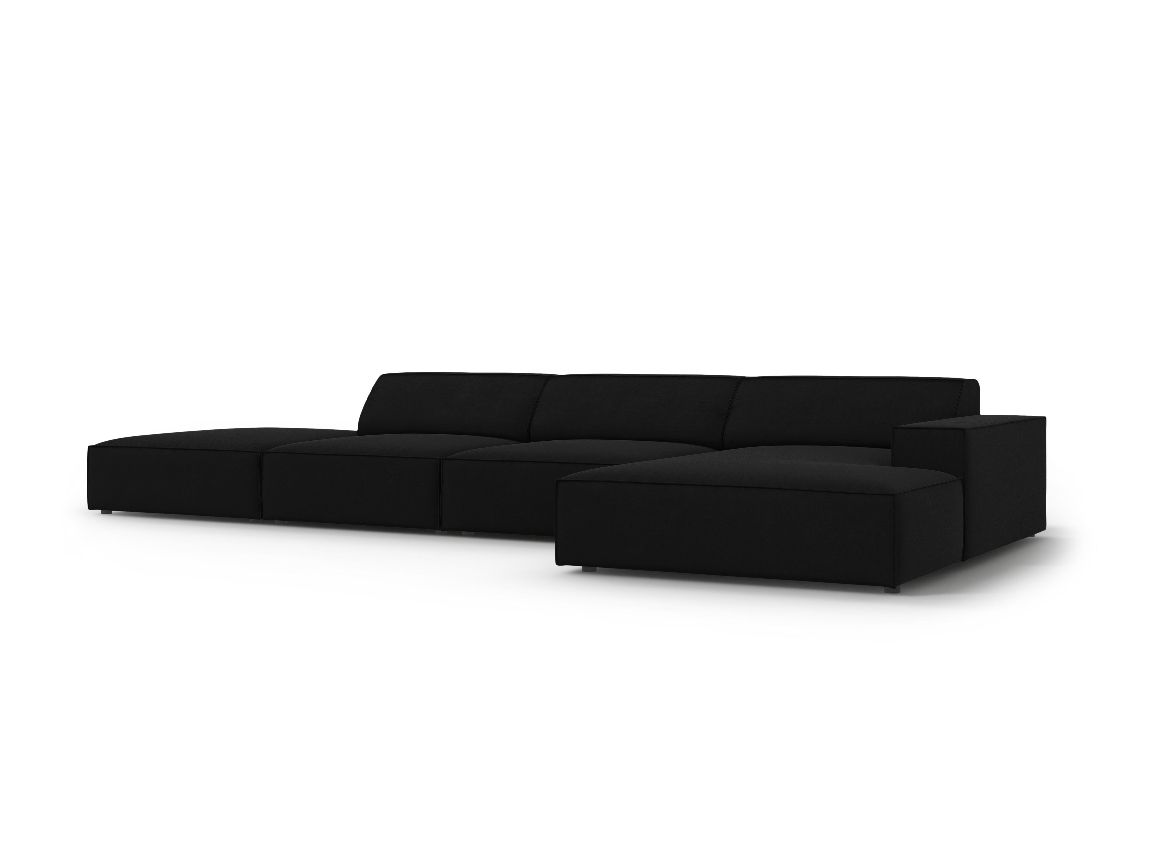 Ecksofa Jodie 341x166cm, Material: Samt