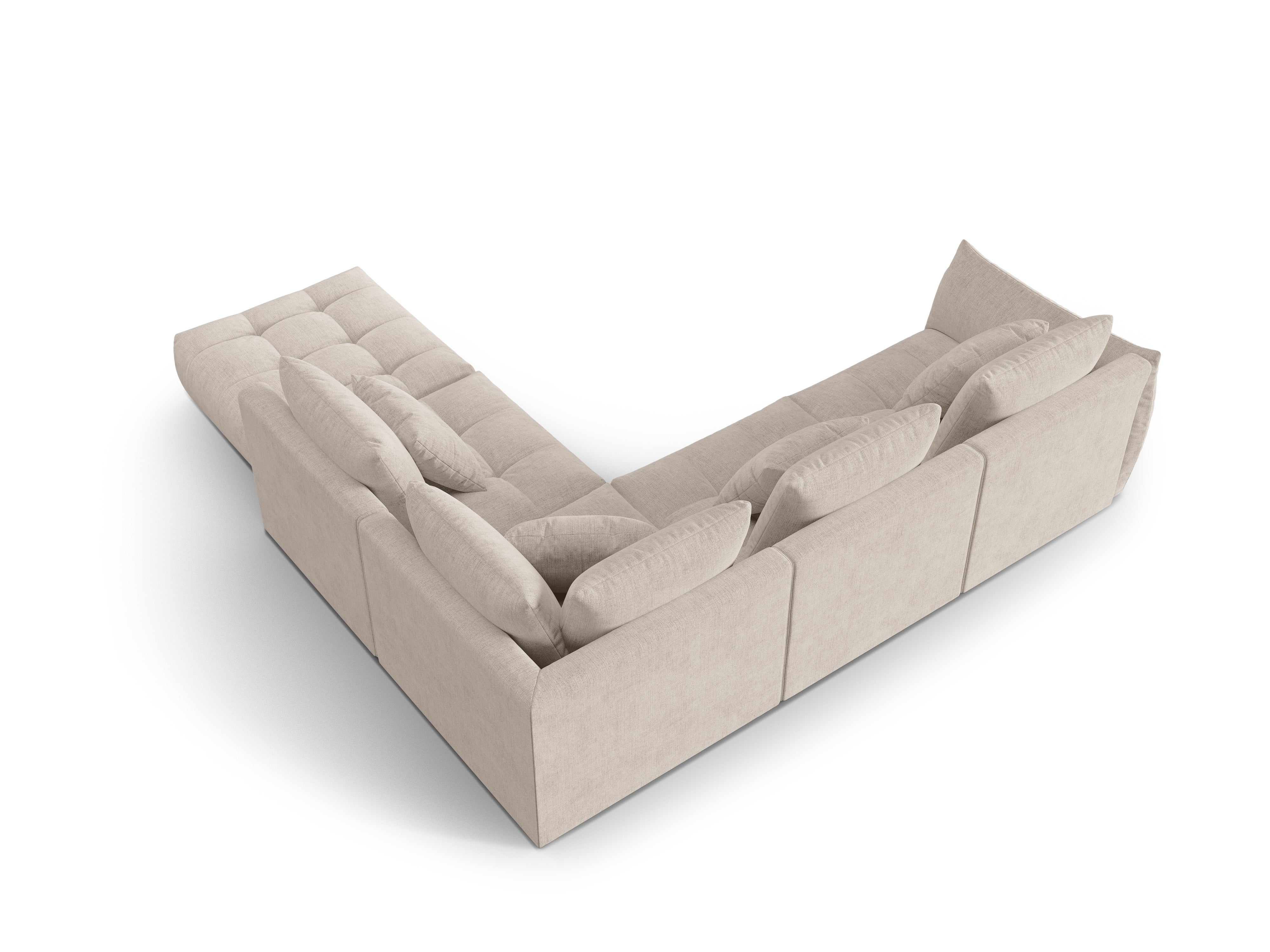 Bloom Ecksofa, 316x310 cm, Material: Strukturstoff