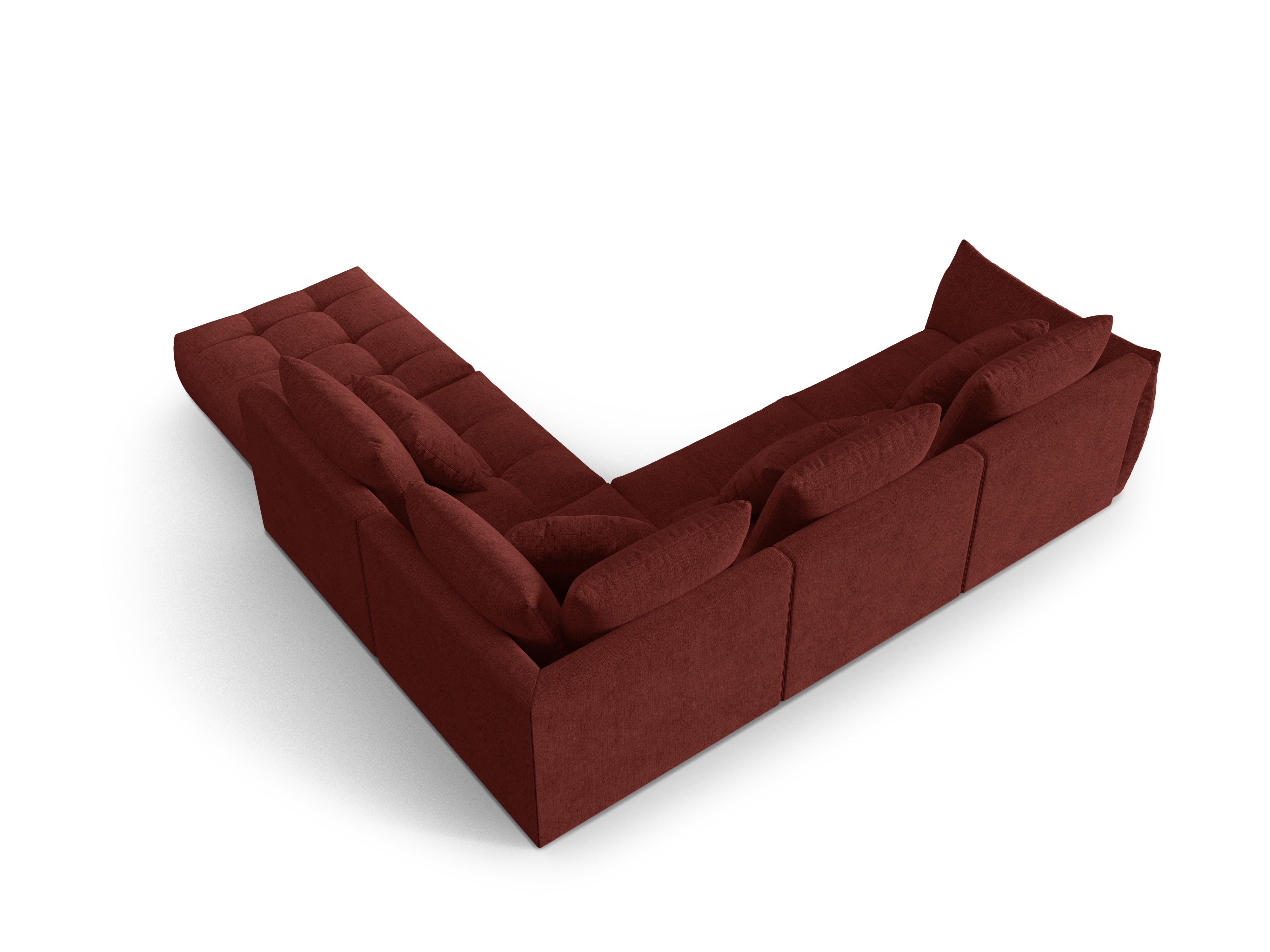 Bloom Ecksofa, 316x310 cm, Material: Strukturstoff