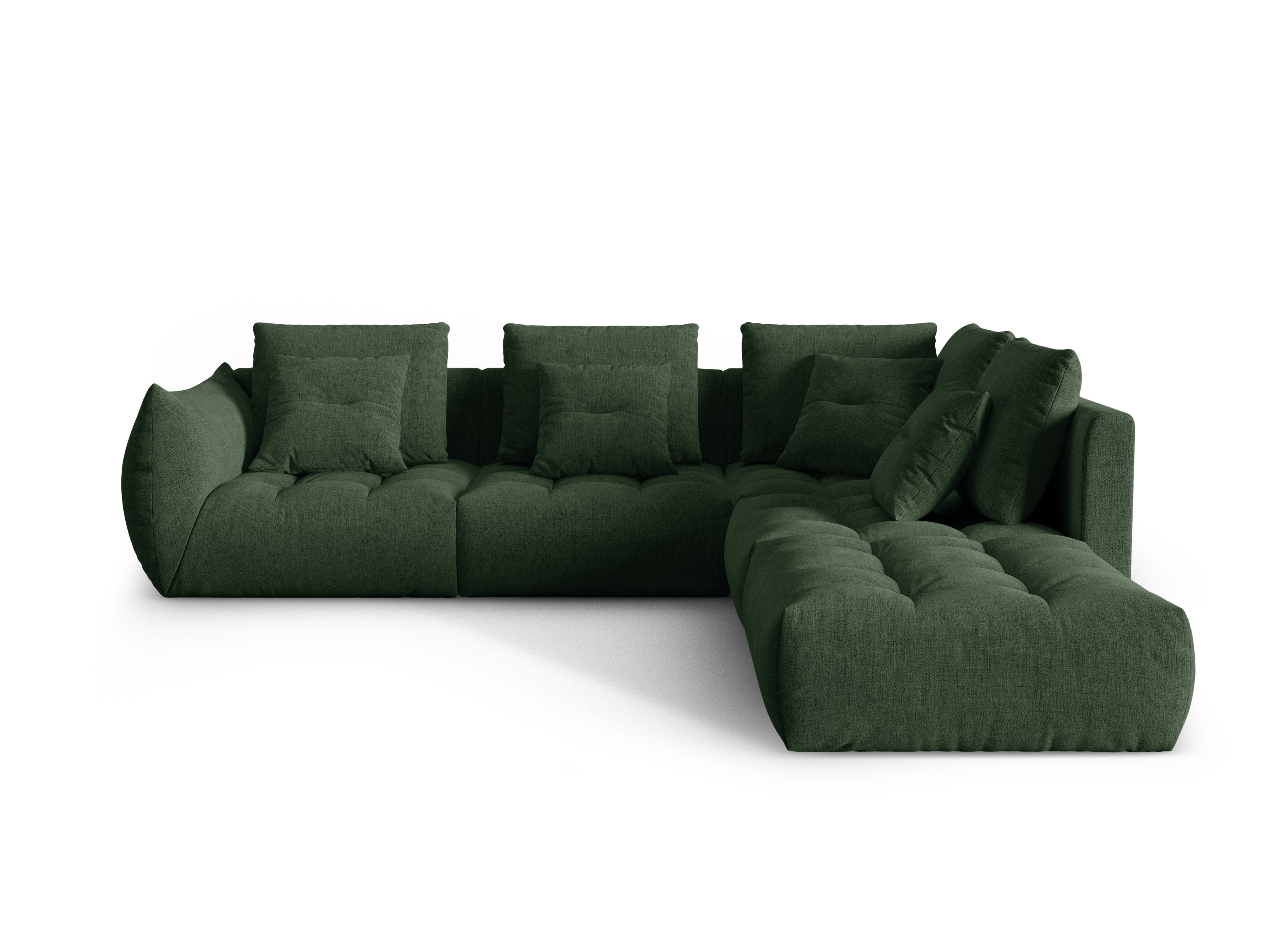 Bloom Ecksofa, 316x310 cm, Material: Strukturstoff