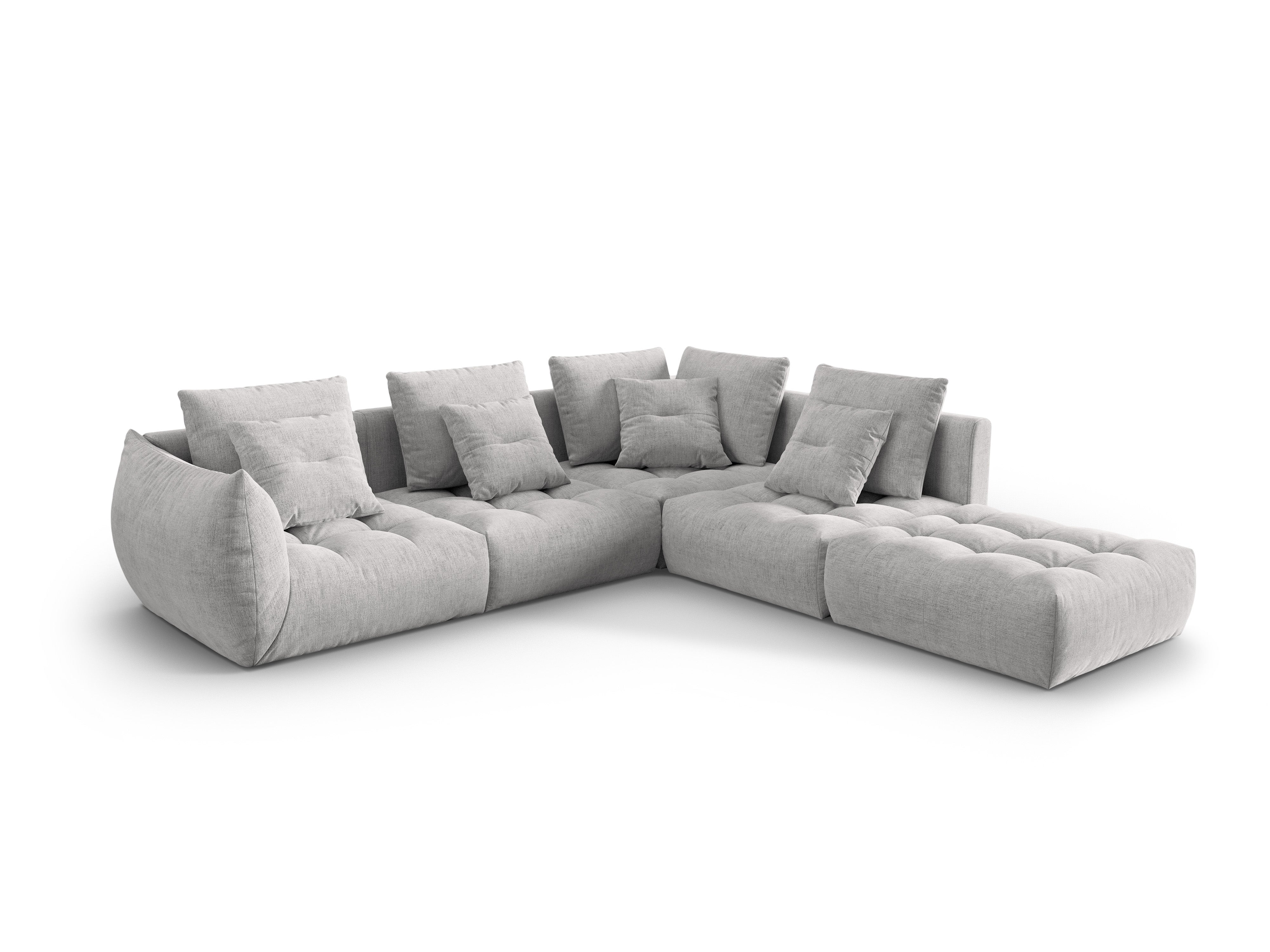 Bloom Ecksofa, 316x310 cm, Material: Strukturstoff