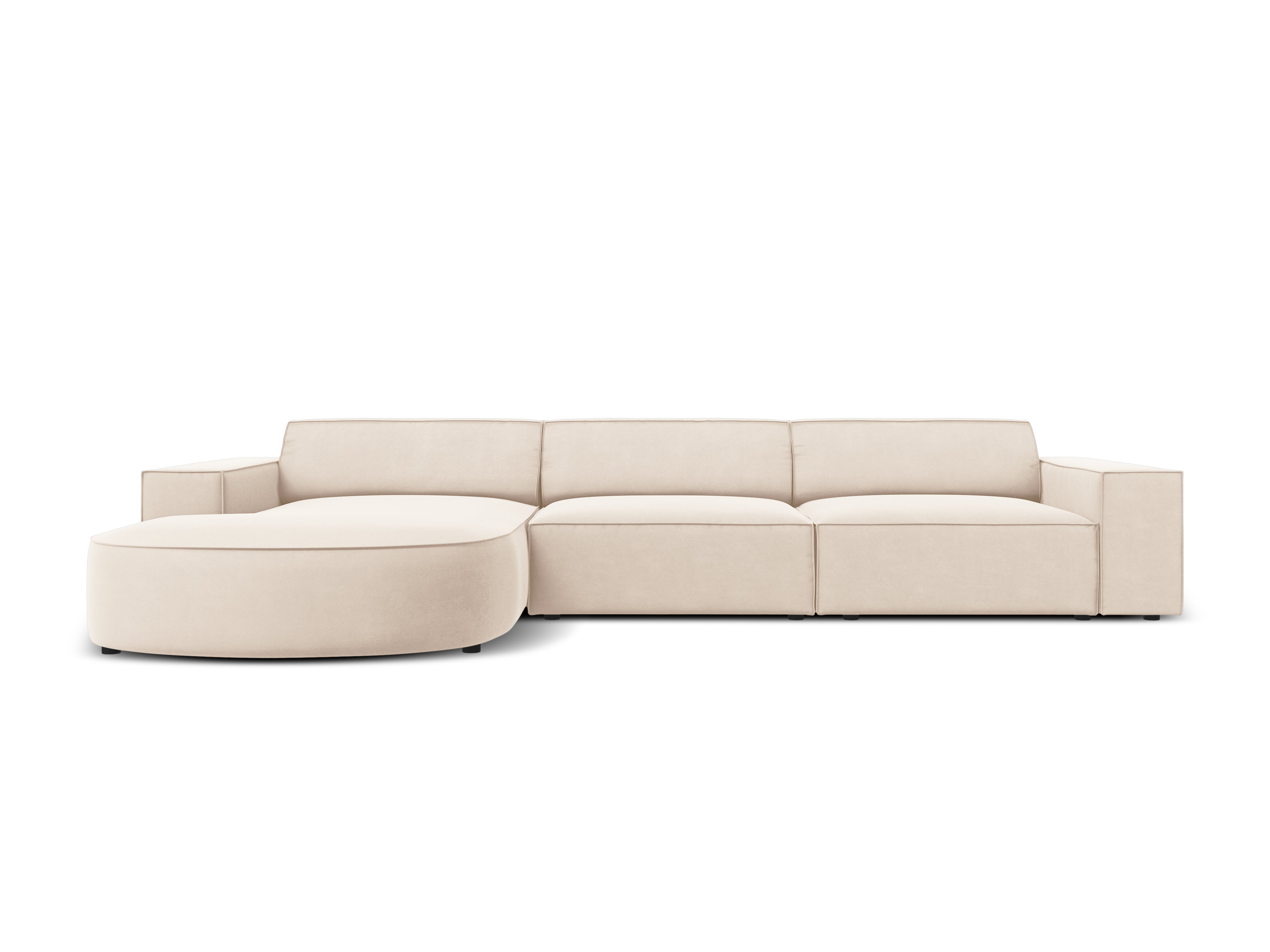 Ecksofa Jodie 284x166cm, Material: Samt