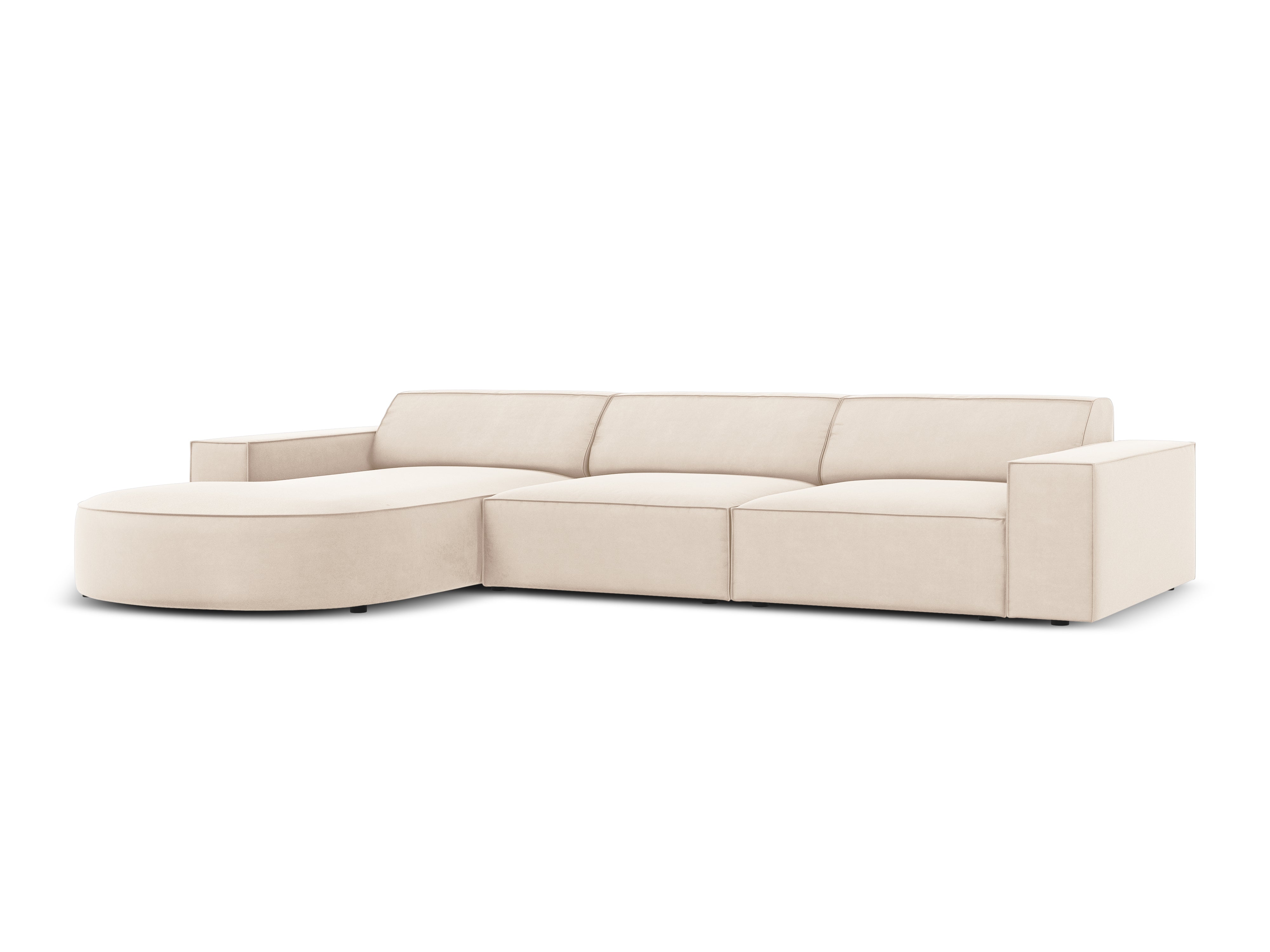 Ecksofa Jodie 284x166cm, Material: Samt