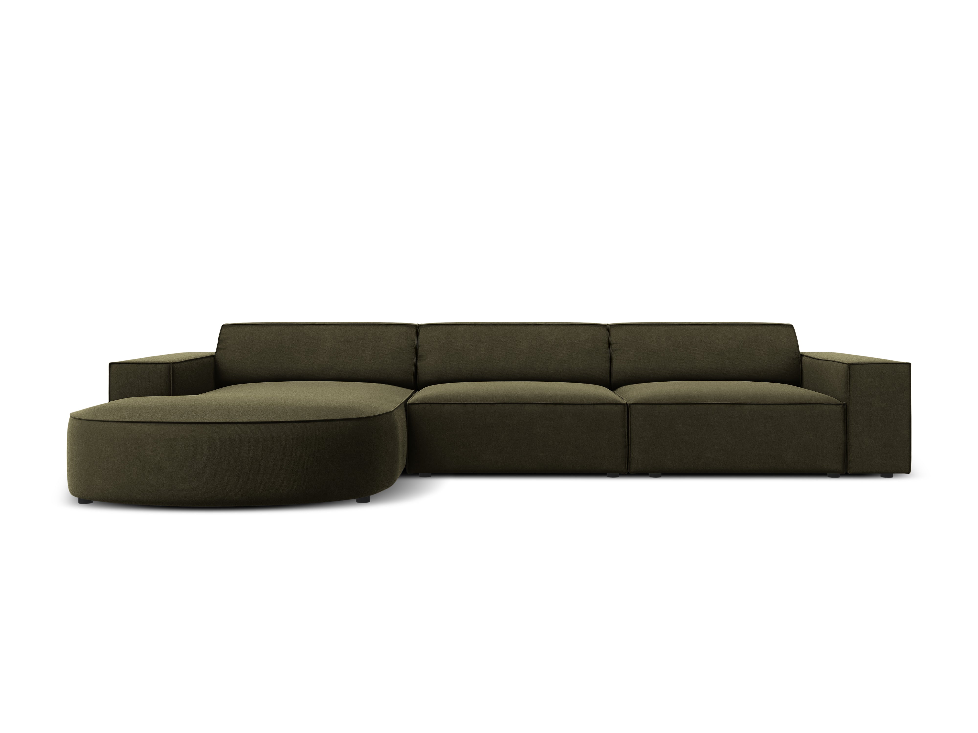 Ecksofa Jodie 284x166cm, Material: Samt